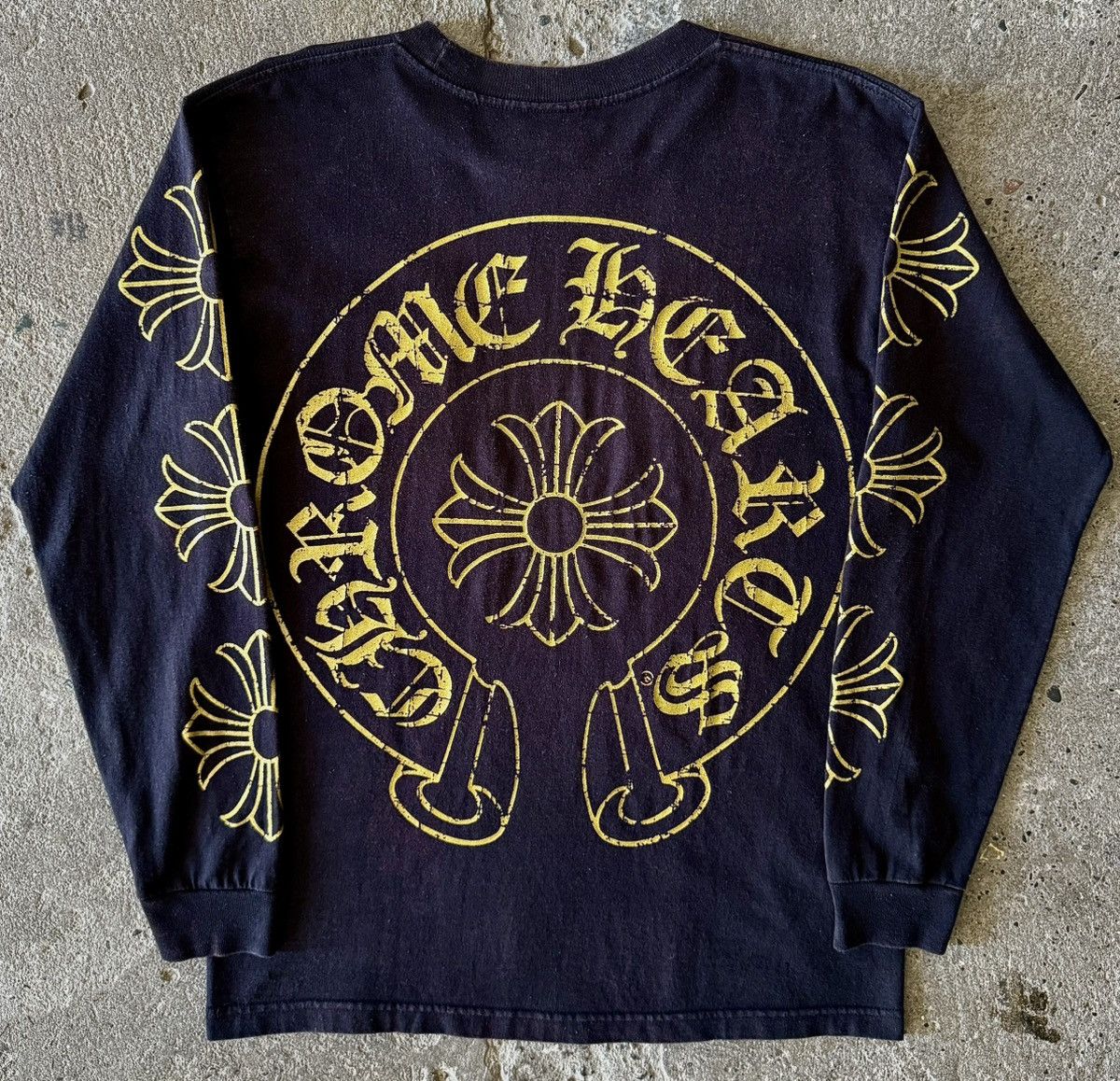 Chrome Hearts Vintage Chrome Hearts - Horse Shoe - Long Sleeve Size US M / EU 48-50 / 2 - 1 Thumbnail