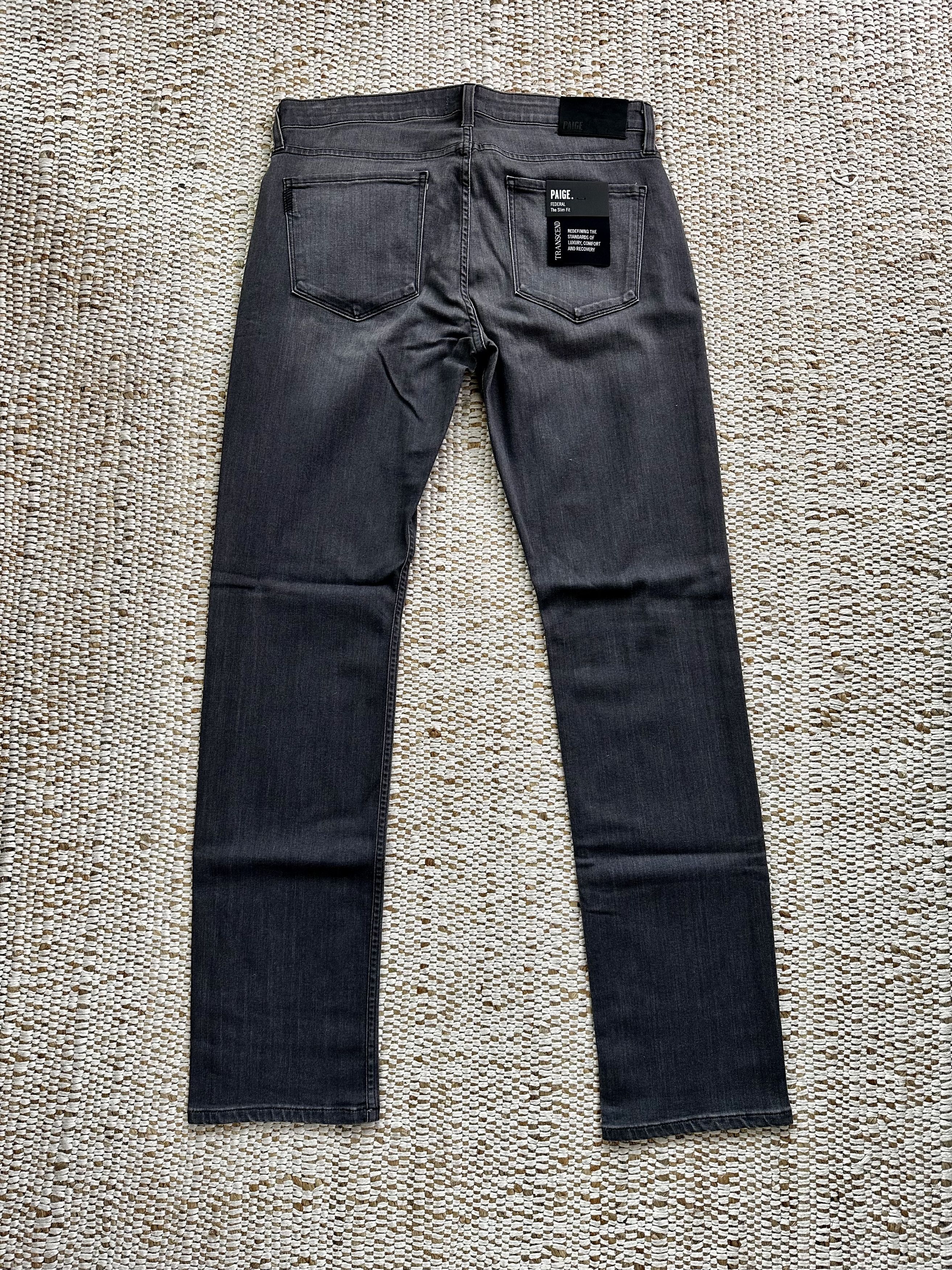 Paige Paige Federal Slim Fit Denim Pants Size US 32 / EU 48 - 2 Thumbnail