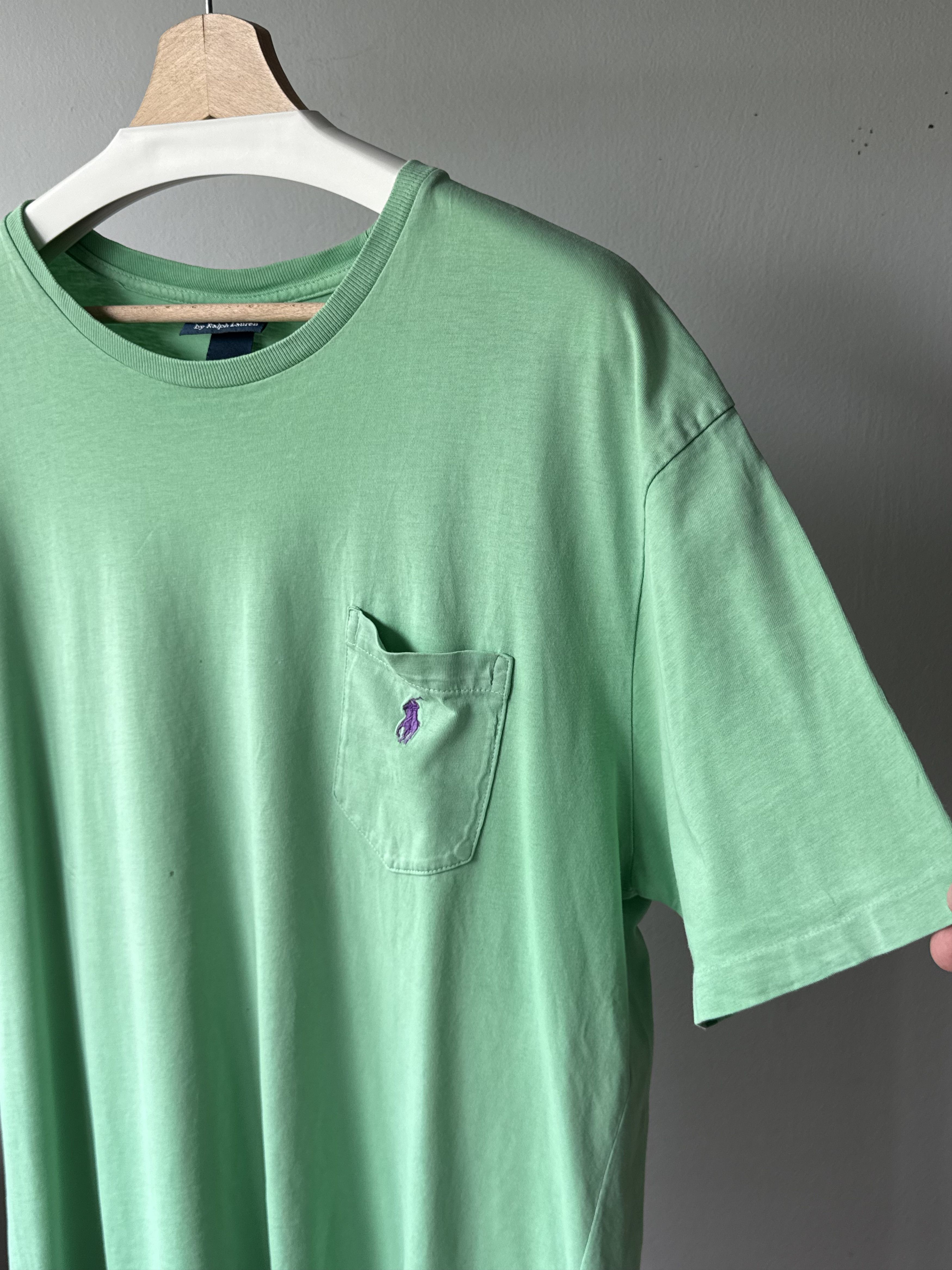Polo Ralph Lauren Vintage Polo by Ralph Lauren Single Stitch Pocket T-Shirt Size US L / EU 52-54 / 3 - 5 Thumbnail