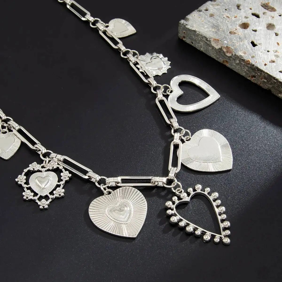 Jewelry Love Heart Keychain Waist Belts Chain Pant Size ONE SIZE - 1 Preview