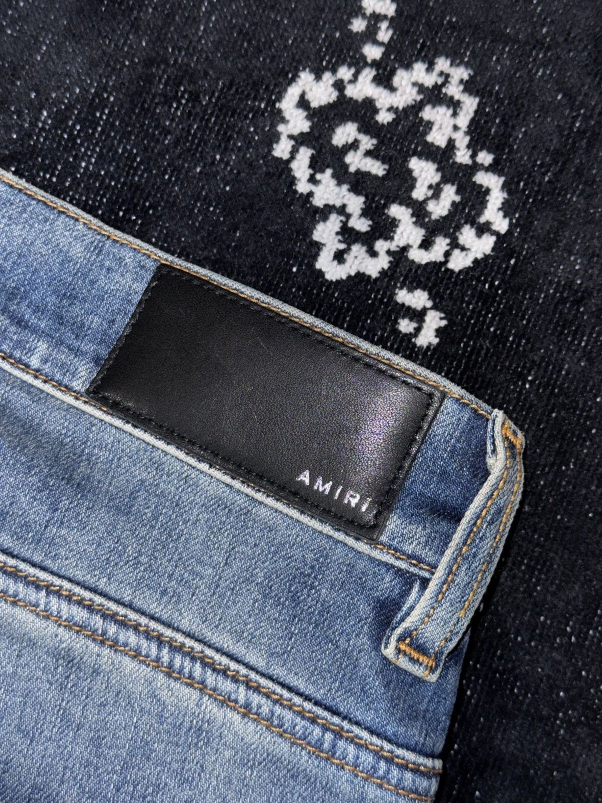 Amiri AMIRI BASIC DISTRESSED JEANS Size US 32 / EU 48 - 15 Thumbnail