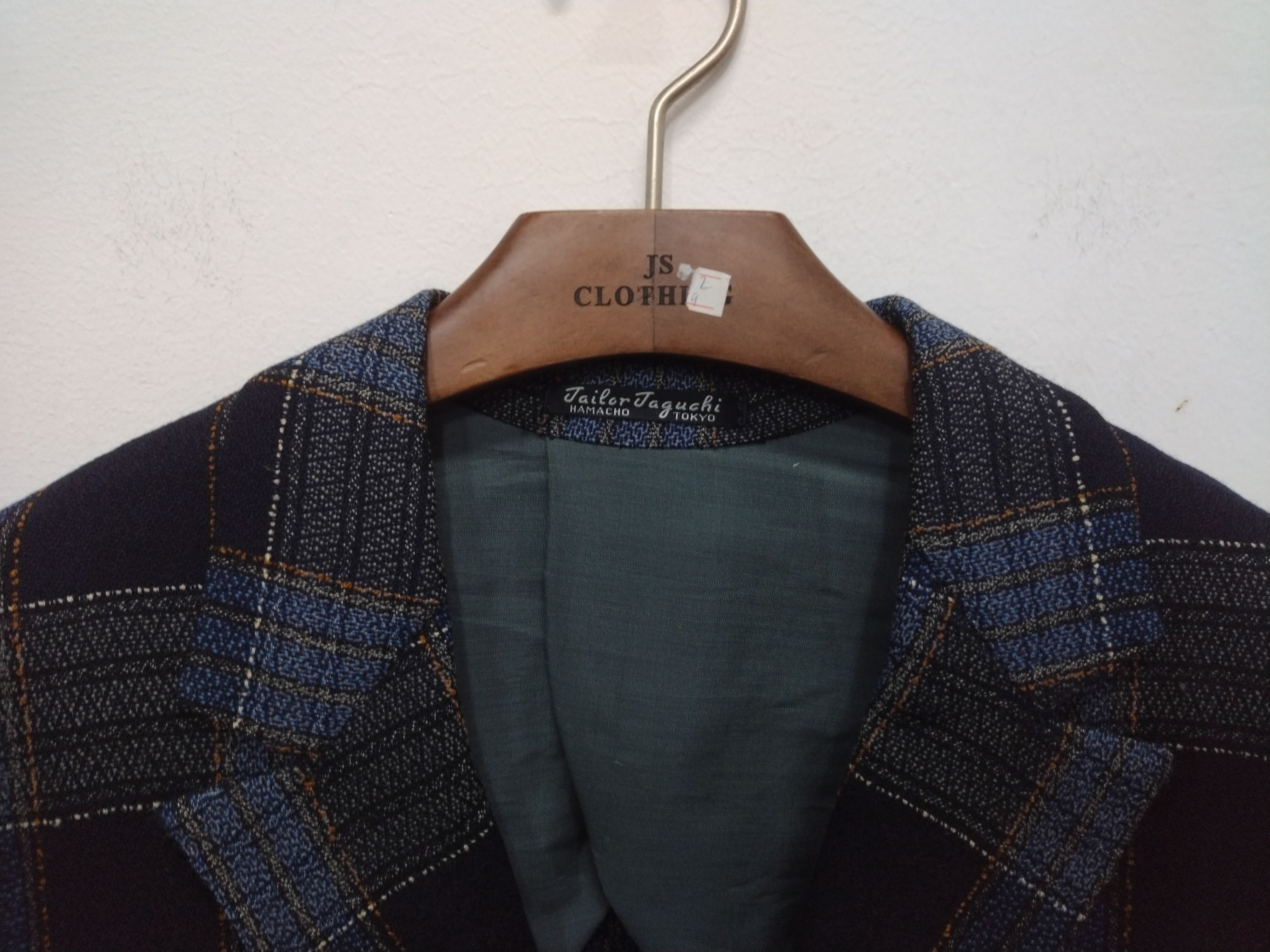 Japanese Brand Vintage Japanese Brand Plaid Blazer Jacket Made in England Size 38L - 3 Thumbnail