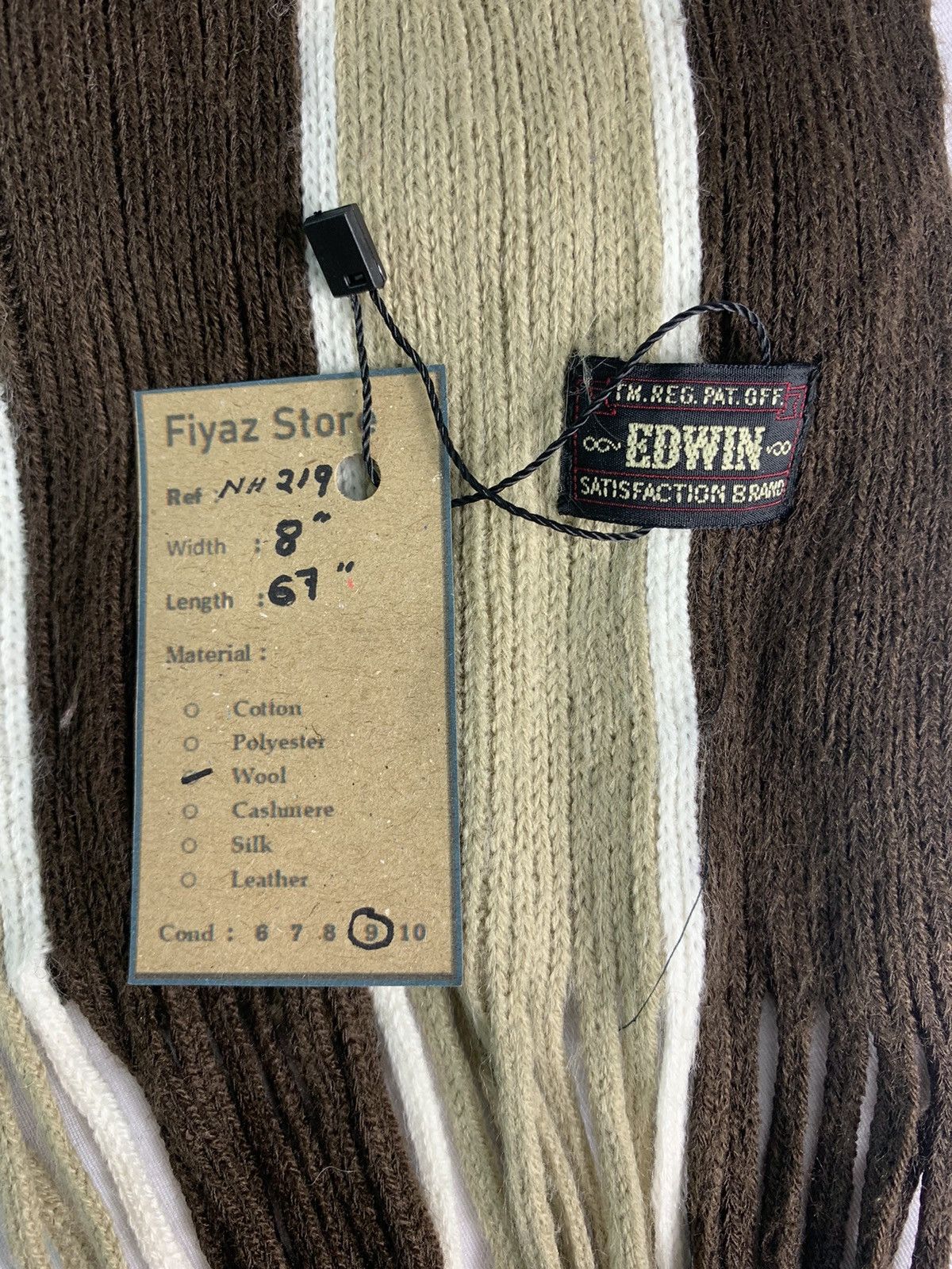 Edwin Edwin Stripped Scarf / Muffler / Neckwear Size ONE SIZE - 6 Thumbnail