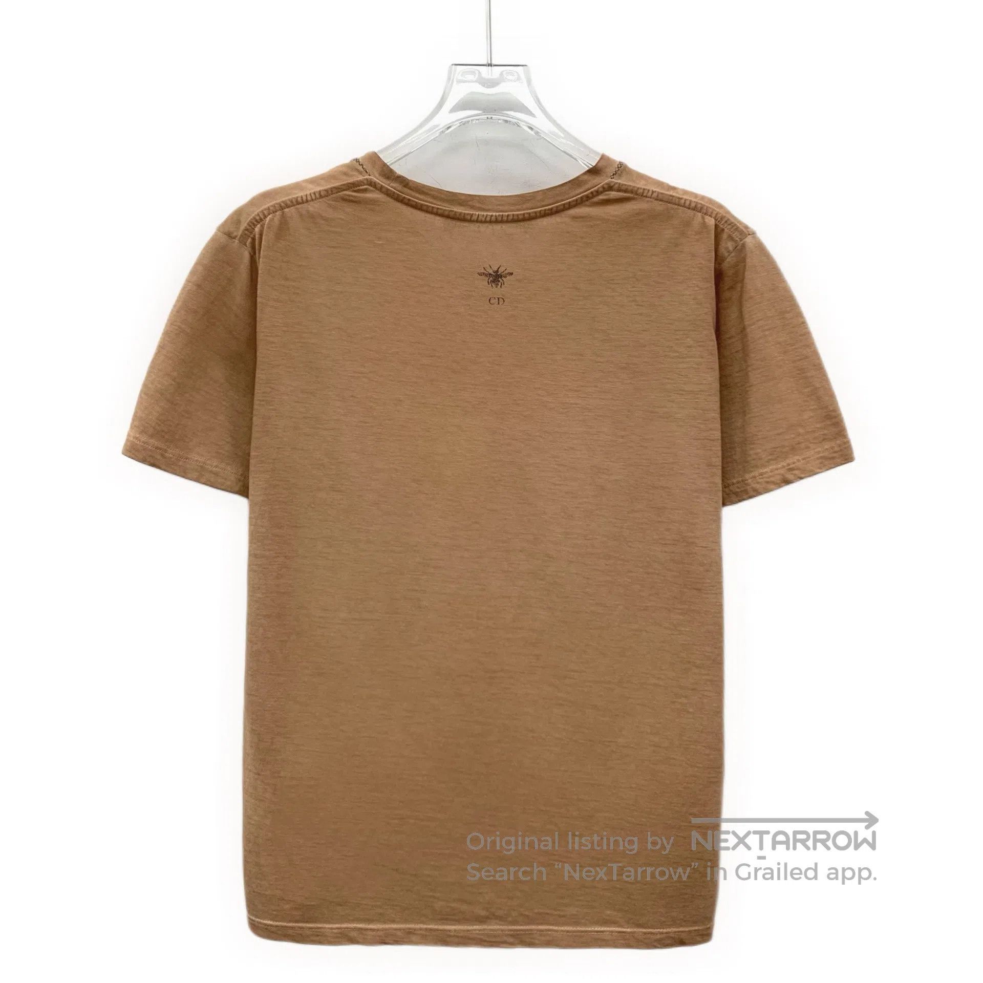 Dior Dior Brown Logo Printed Cotton Round Neck Short Sleeve T-S Size US M / EU 48-50 / 2 - 2 Thumbnail