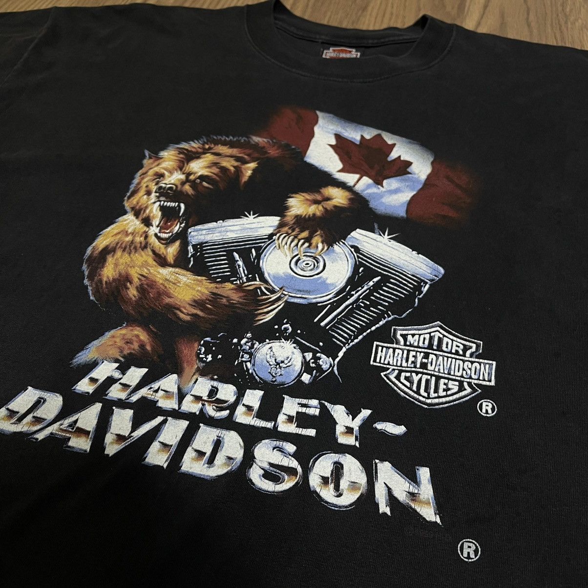 Harley Davidson × Vintage Vintage Harley Davidson 1999 Canada tee Size US XL / EU 56 / 4 - 4 Thumbnail