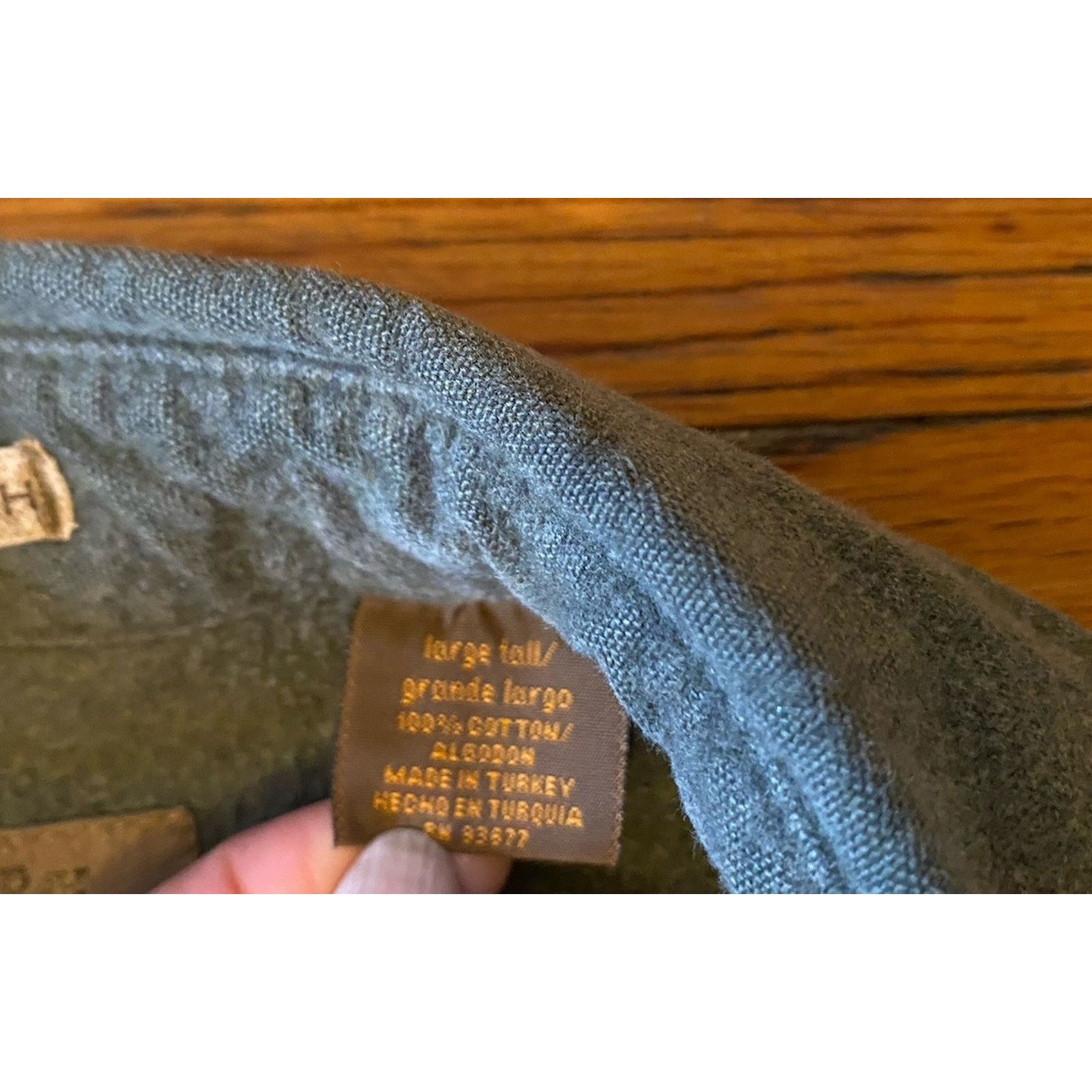 St. Johns Bay VTG St Johns Bay Chamois Cloth Button Shirt Men's LT Green Size US L / EU 52-54 / 3 - 4 Thumbnail