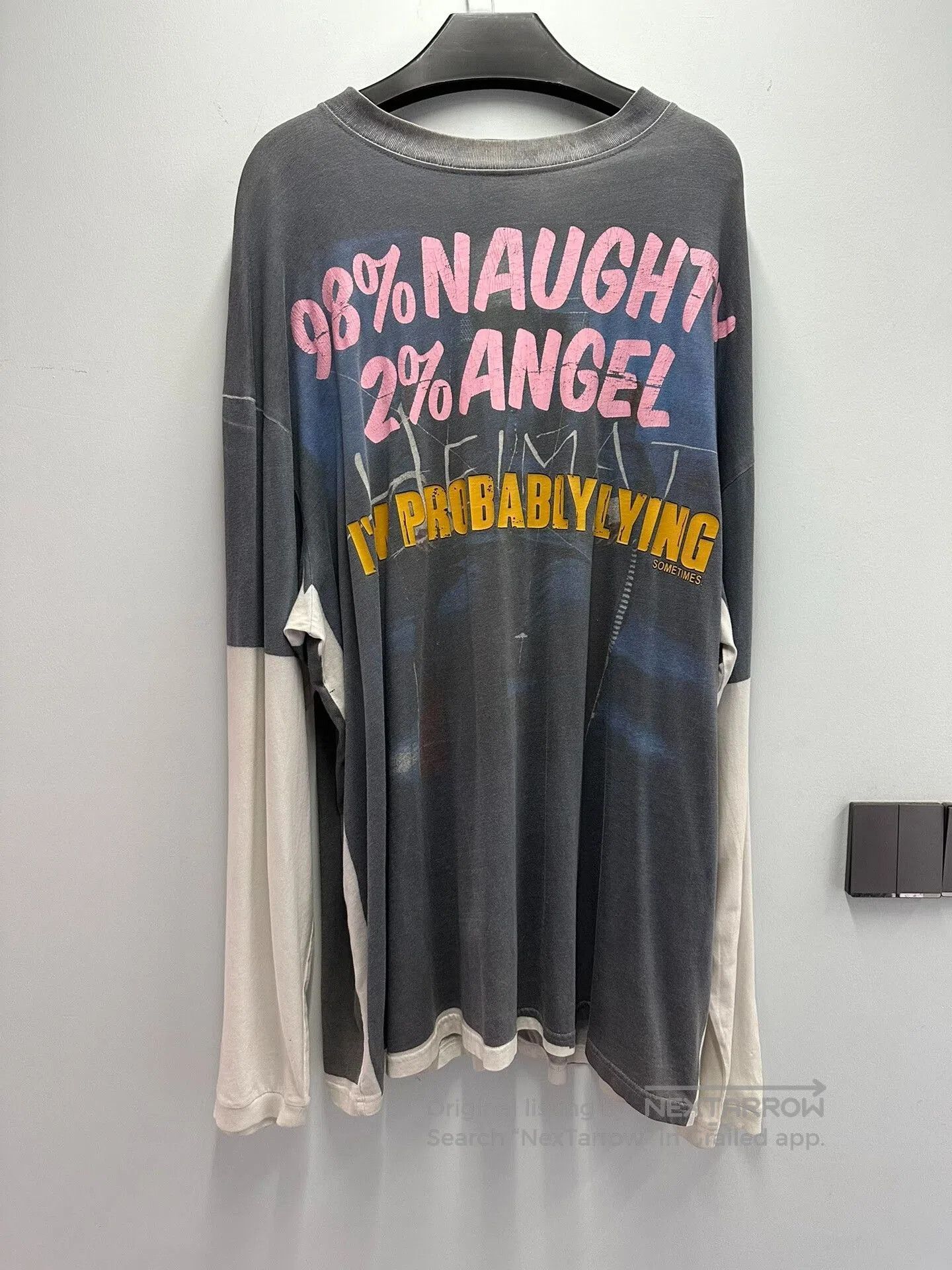 Vetements 3D Printed Long Sleeve T.