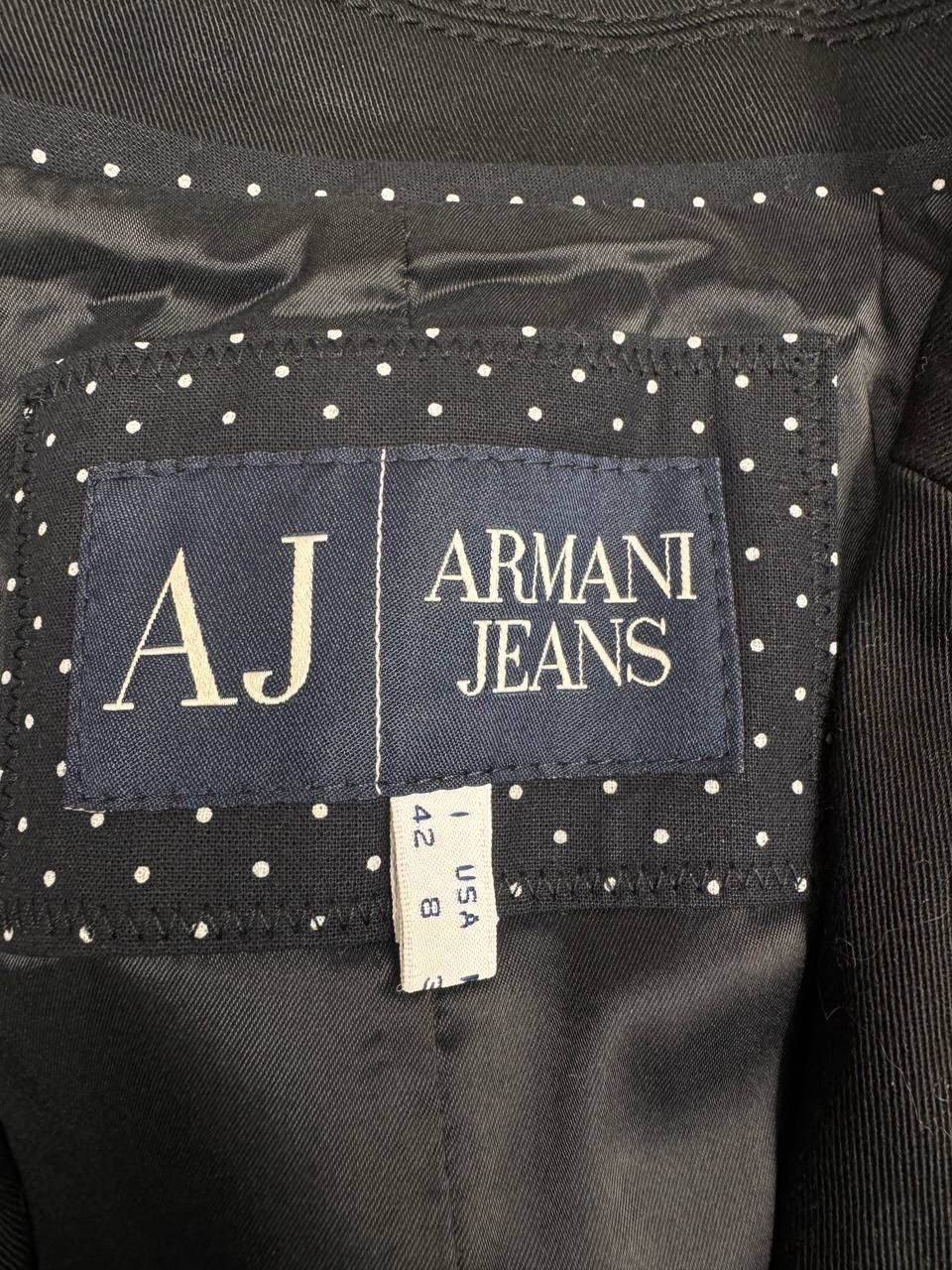 Armani Armani Jeans Women's Blazer Black Size L Size L / US 10 / IT 46 - 10 Thumbnail