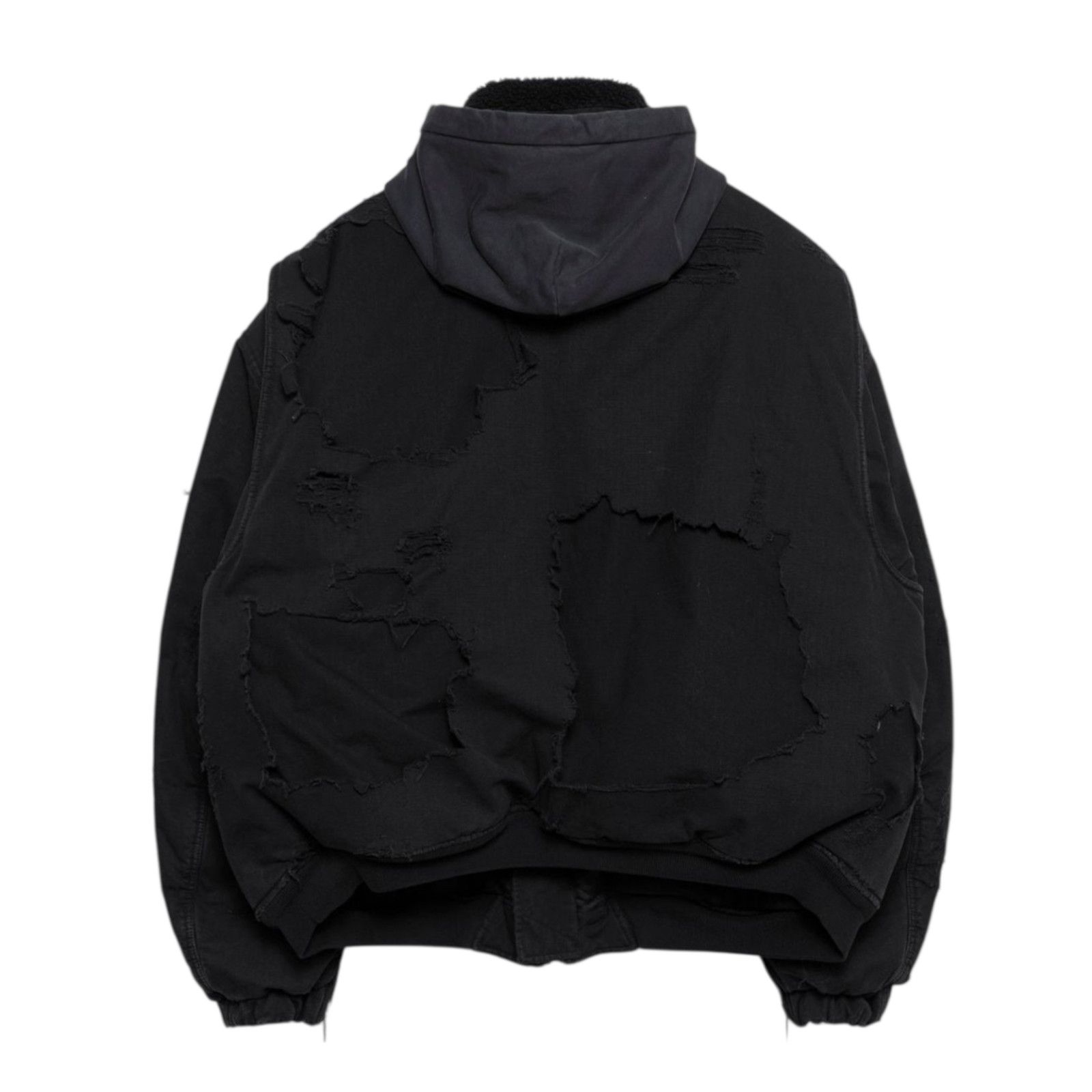 Balenciaga FW24 Unity Destroyed Bomber Jacket - www.benaras.co