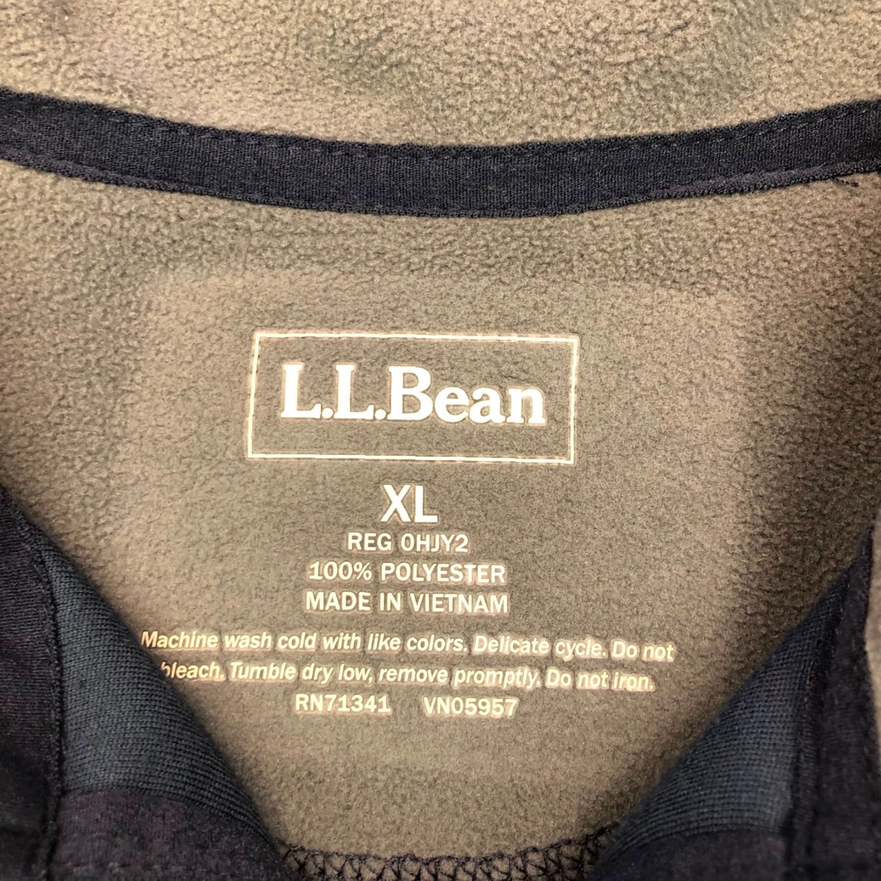 Vintage LL Bean Men's Performance Jacket 1/4 Zip Blue XL Size US XL / EU 56 / 4 - 3 Thumbnail