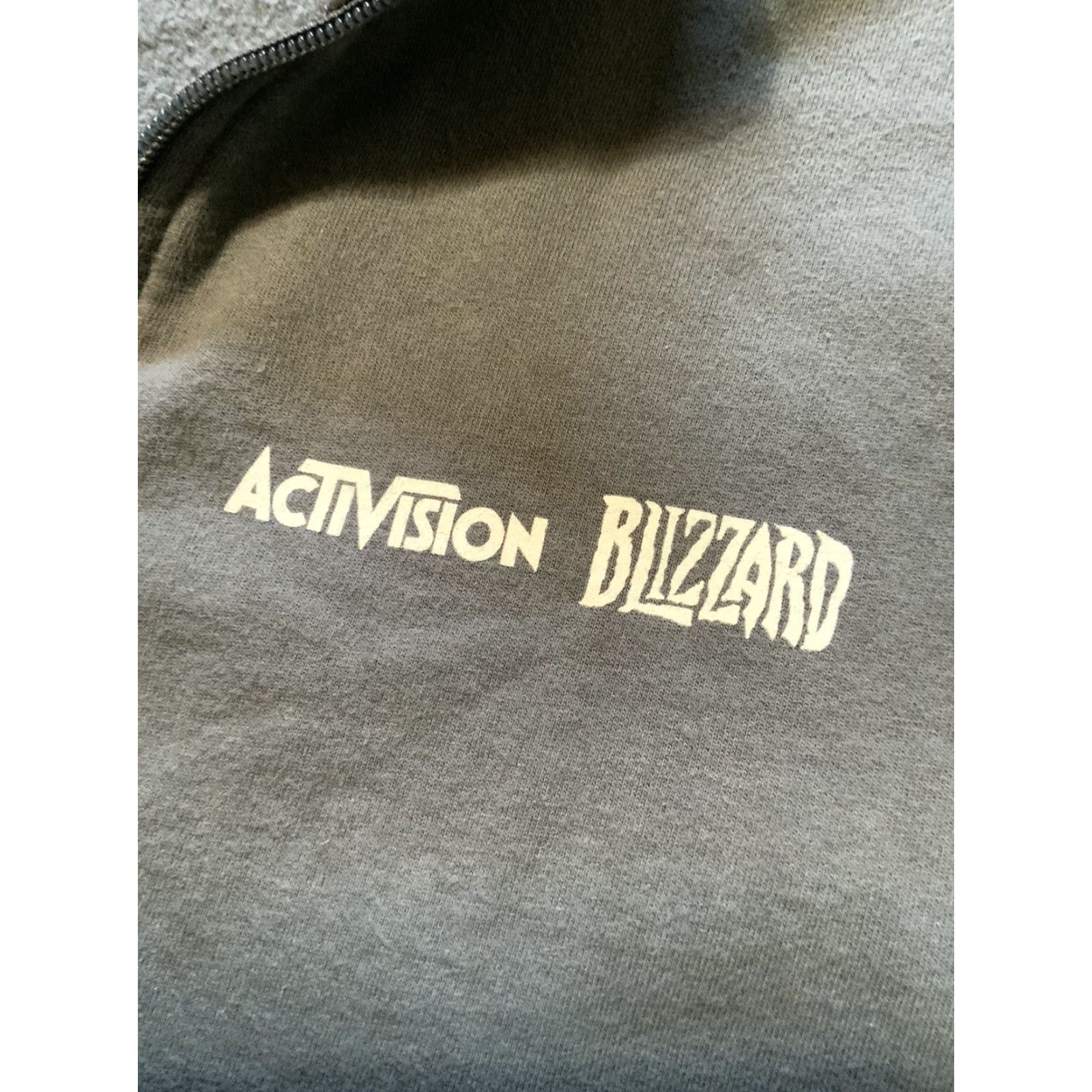 American Apparel VINTAGE Activision Blizzard Entertainment Call Of Duty Warcraft Gaming Track Jacket Mens L Gray 100% Cotton Activewear Jacket Size US L / EU 52-54 / 3 - 5 Thumbnail
