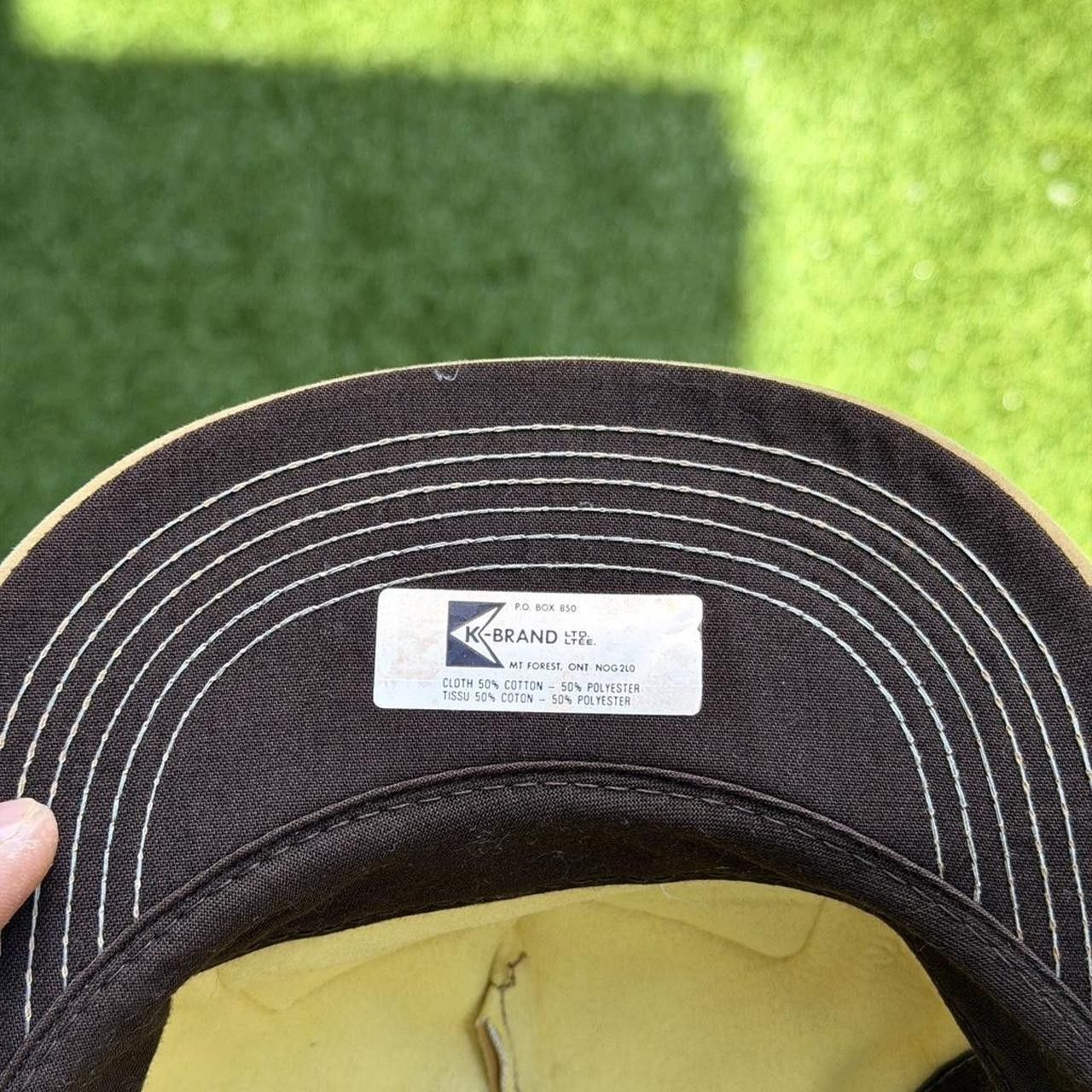 Other Hoe-Grass II Patch Cap in Tan 80s vintage trucker Size ONE SIZE - 3 Thumbnail
