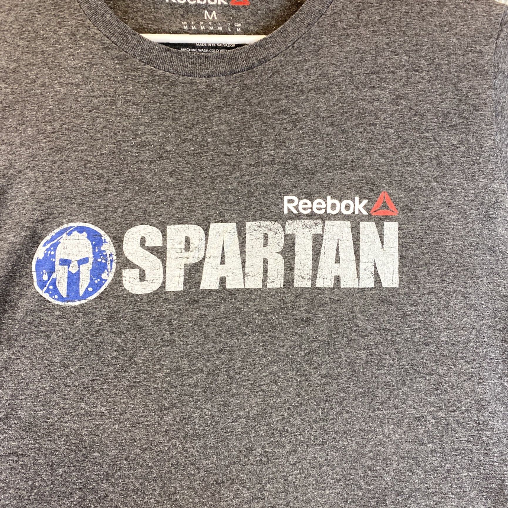 Reebok Reebok Spartan Race T-Shirt Men Size M Gray Logo Sports Race Logo 2017 Size US M / EU 48-50 / 2 - 3 Thumbnail