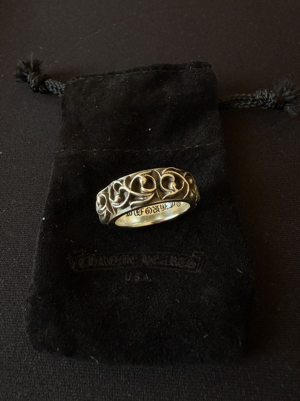 Chrome Hearts Chrome Hearts Eternity Vine Ring Size 9 Size ONE SIZE - 1 Thumbnail