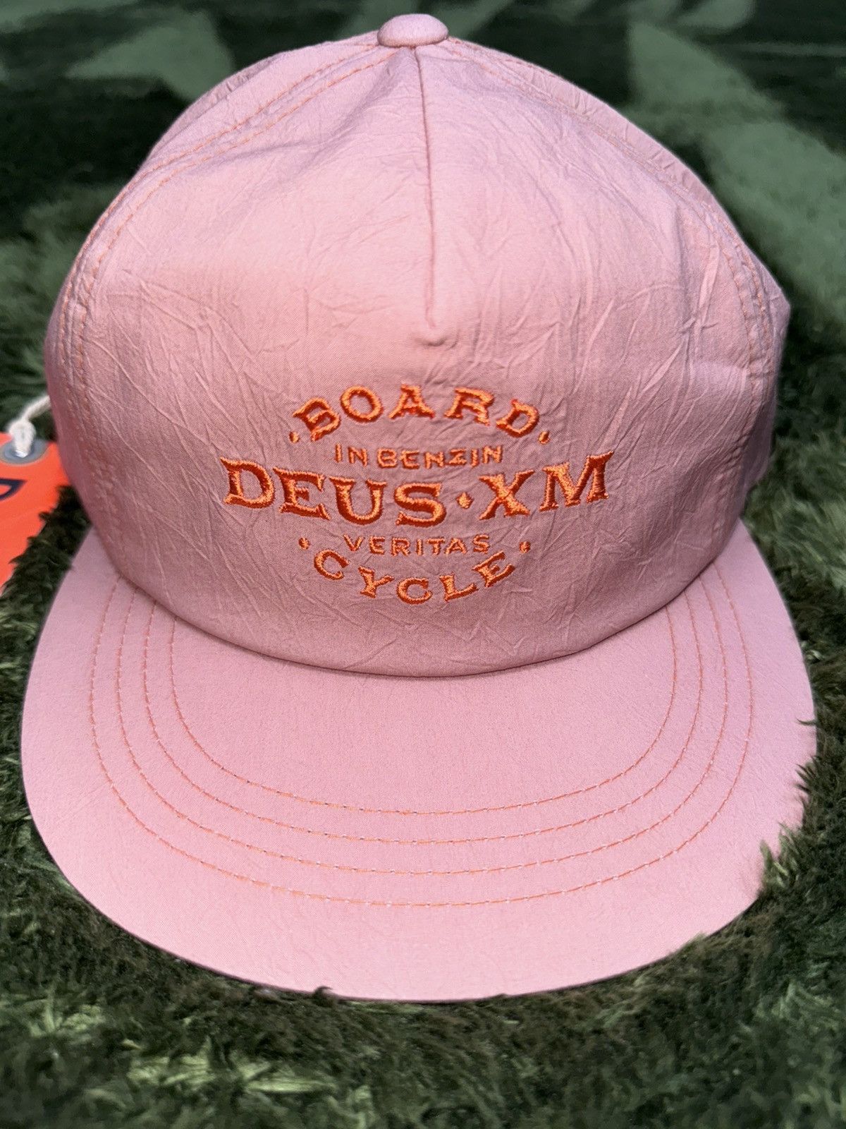 Designer × Deus Ex Machina DEUS EX MACHINA board and cycle logo embroidey cap peach Size ONE SIZE - 2 Thumbnail
