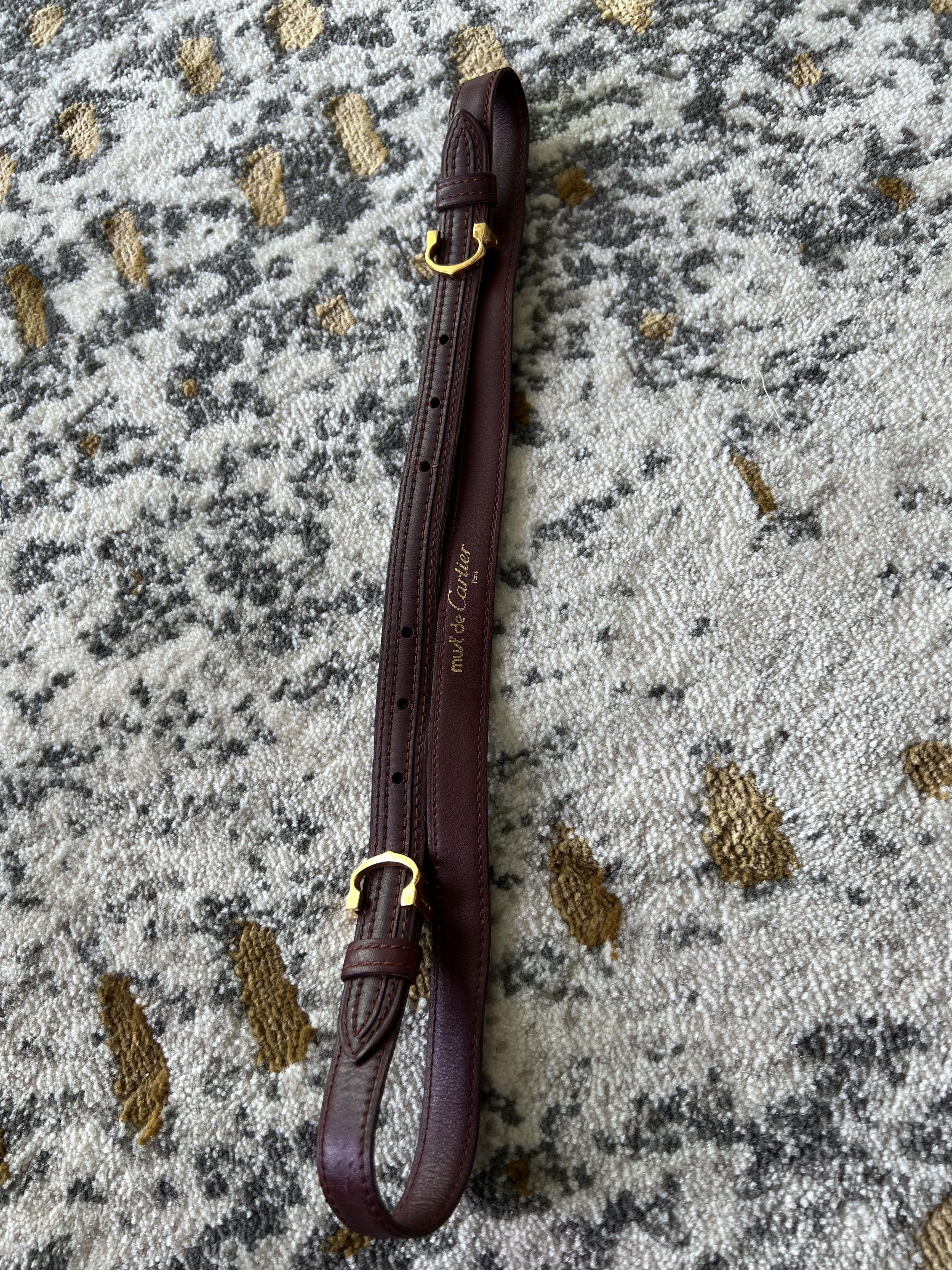 Cartier × Vintage Vintage Must De Cartier leather belt Size ONE SIZE - 1 Thumbnail