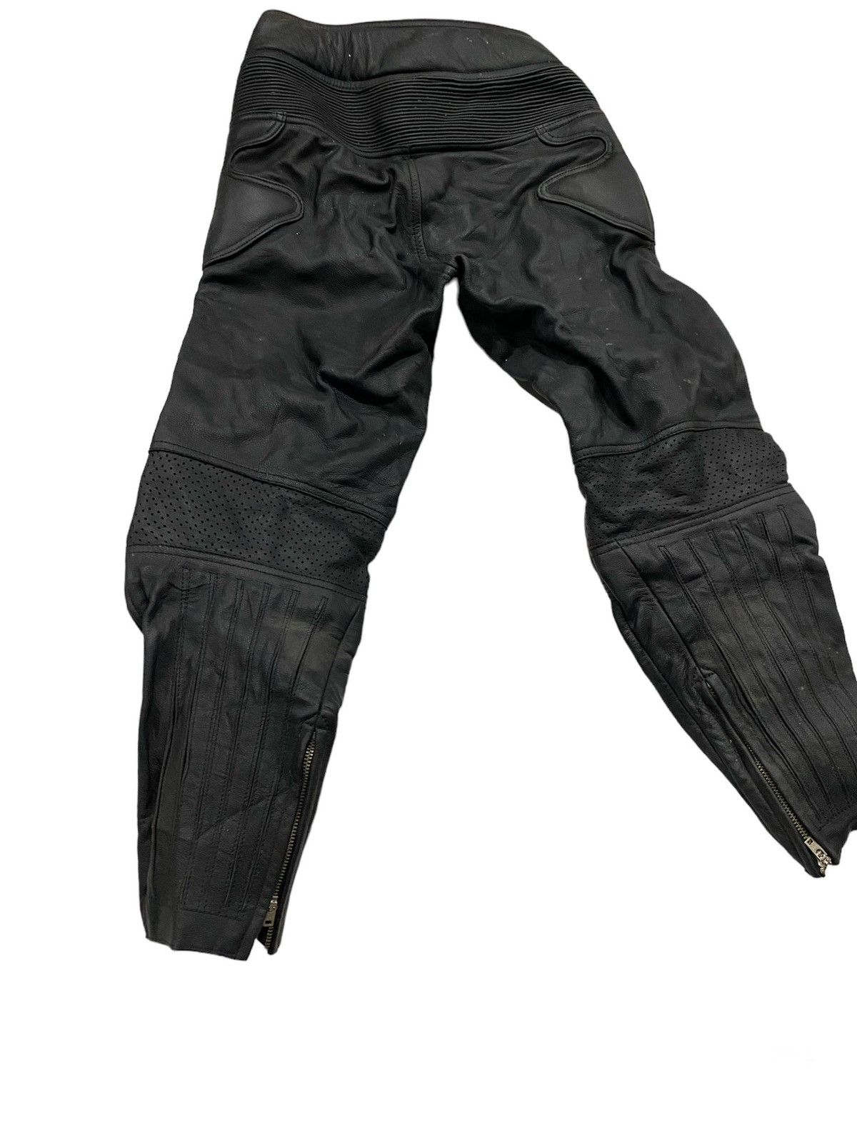 KMRii × Kadoya × Leather BIKER LEATHER PANTS WITH KNEE PATCH BIKERS Size US 30 / EU 46 - 5 Thumbnail