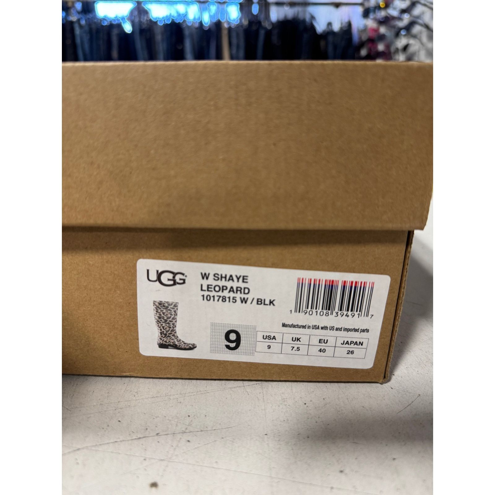 Ugg UGG W Shaye Cheetah Rain Boots Ladies Size 9 Size US 9 / IT 39 - 8 Thumbnail