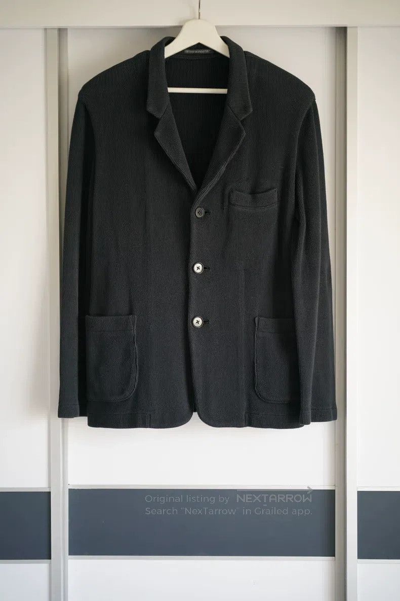 Yohji Yamamoto YOHJI YAMAMOTO Worn Out Soldier Striped Texture Suit Size US M / EU 48-50 / 2 - 1 Thumbnail