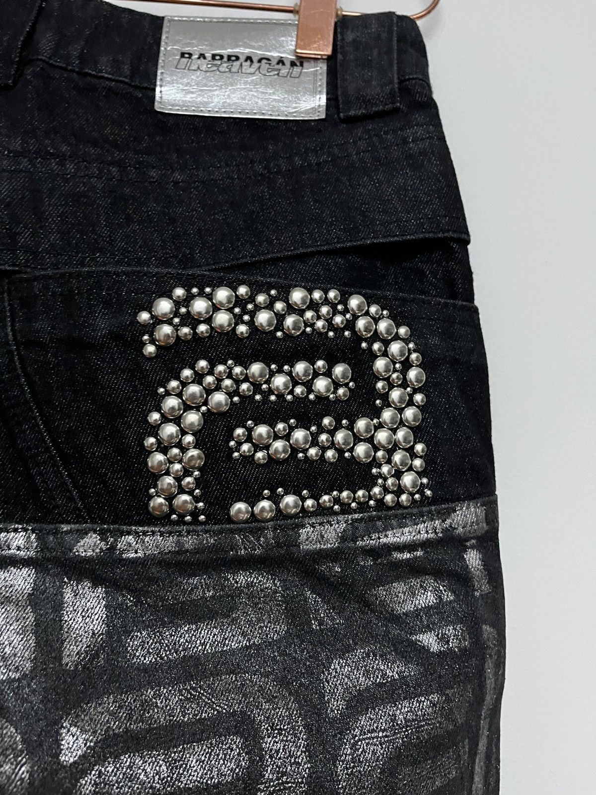 Barragan Heaven by Marc Jacobs x Barragan Foil Jeans (unisex) Size US 29 - 19 Thumbnail