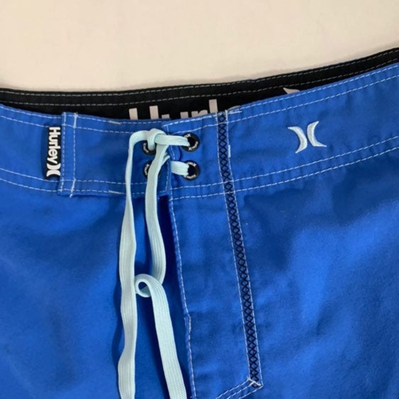 Hurley Hurley Men's Swim Trunks Royal Blue Pockets Size 30 Size US 30 / EU 46 - 3 Thumbnail
