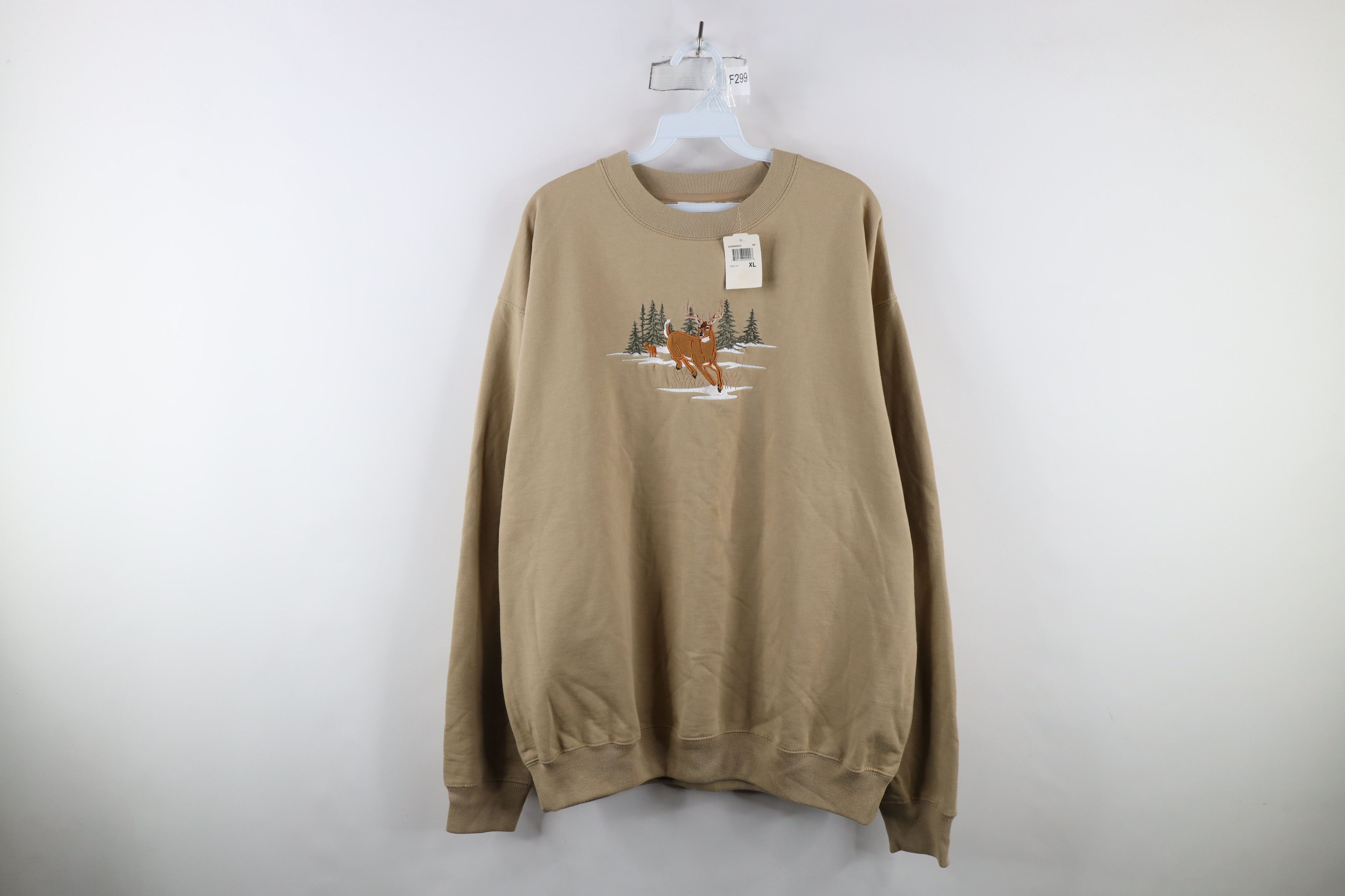 Vintage Deadstock Vintage 90s Streetwear Buck Crewneck Sweatshirt Size US XL / EU 56 / 4 - 1 Thumbnail