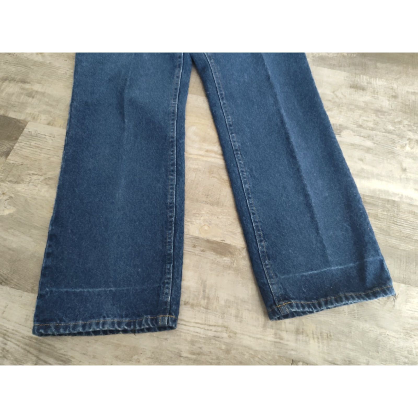 Lee VINTAGE Lee Jeans Men 38x30 Straight Fit Dark Wash 80s 90s USA Made Workwear Size US 38 / EU 54 - 4 Thumbnail