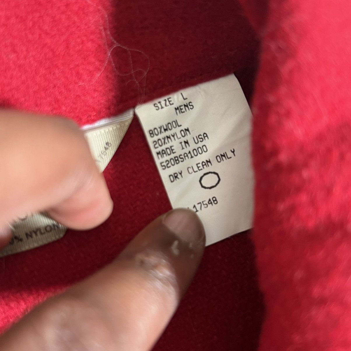Vintage Vtg Boys Scouts America Jacket Mens L Red Official Wool Coat Size US L / EU 52-54 / 3 - 4 Thumbnail