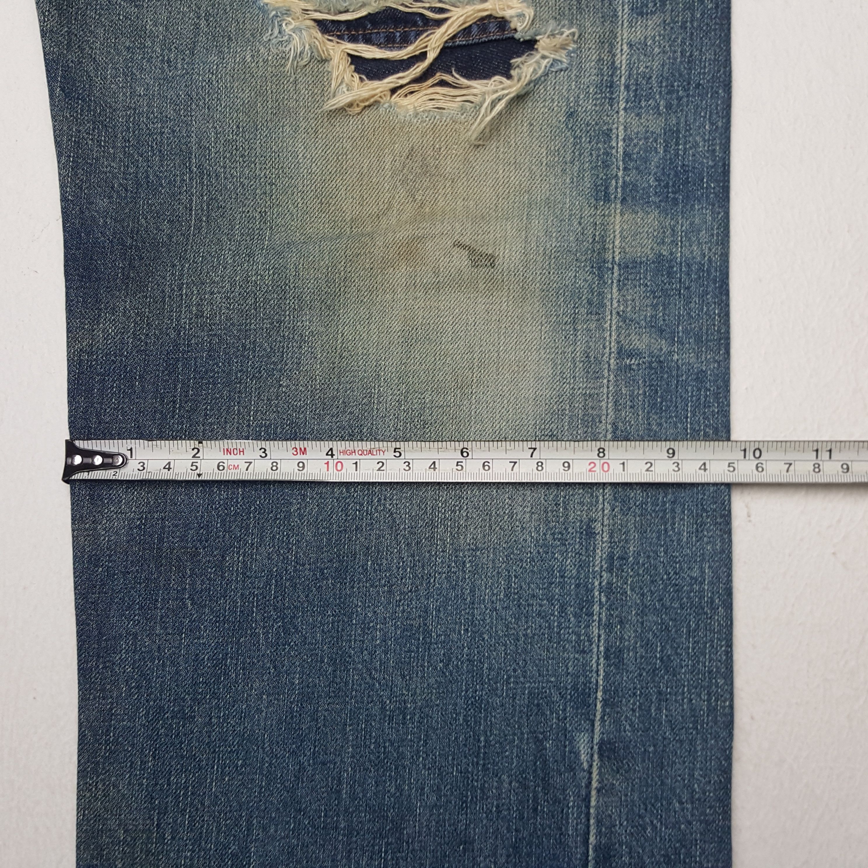 Japanese Brand × Vintage Vintage Evis Japanese Brand Daicocok Custom Art Denim Jeans Size US 31 - 13 Thumbnail