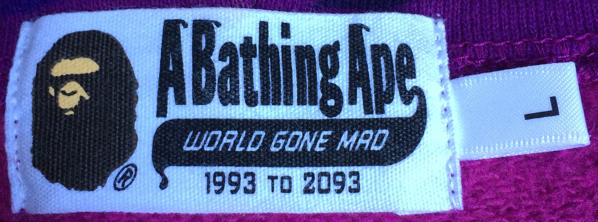 Bape OG Bathing Ape Purple Camo Full Zip Hoodie Size US L / EU 52-54 / 3 - 4 Thumbnail