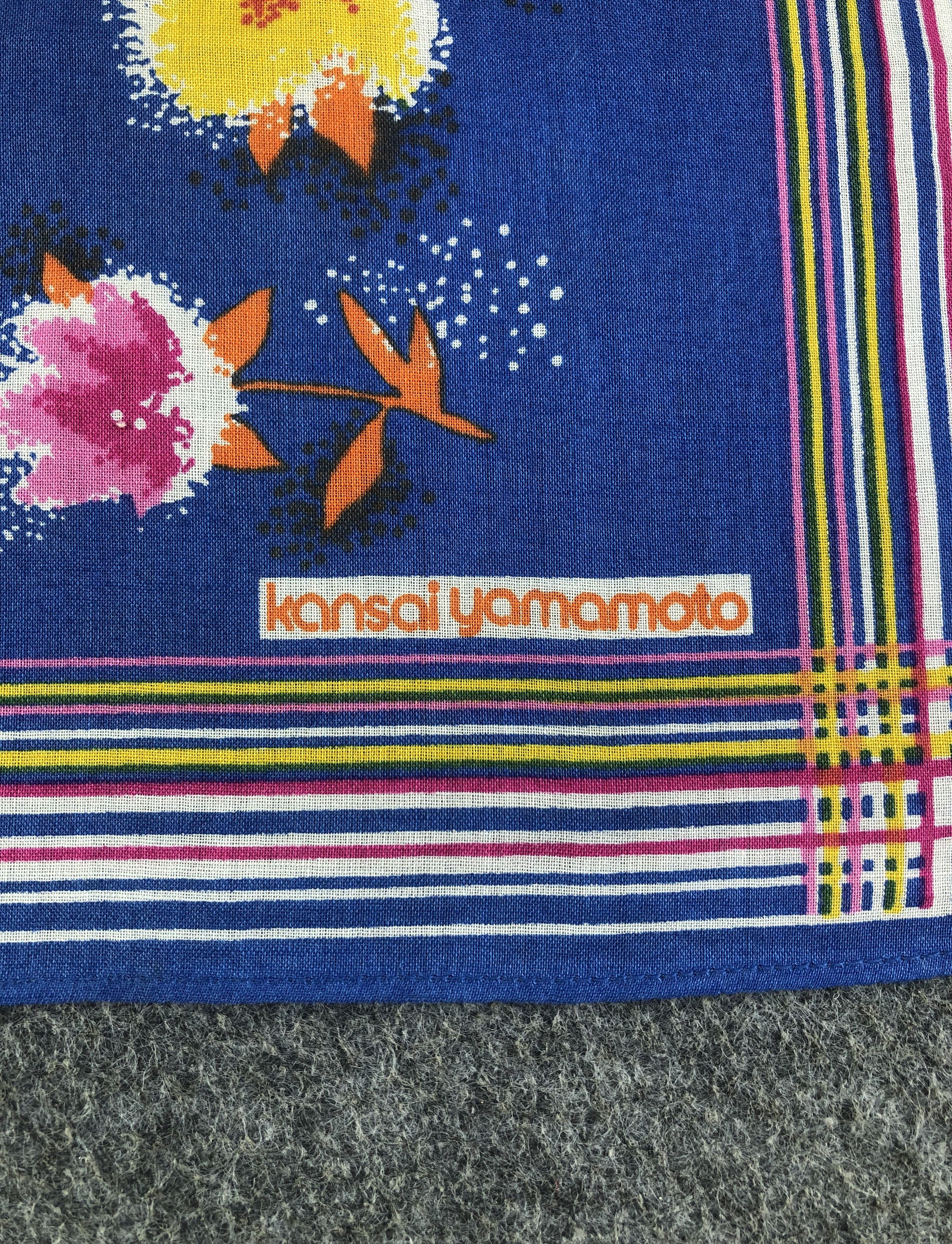 Japanese Brand × Kansai Yamamoto × Vintage Kansai Yamamoto Handkerchief / Bandana / Neckerchief Size ONE SIZE - 5 Thumbnail