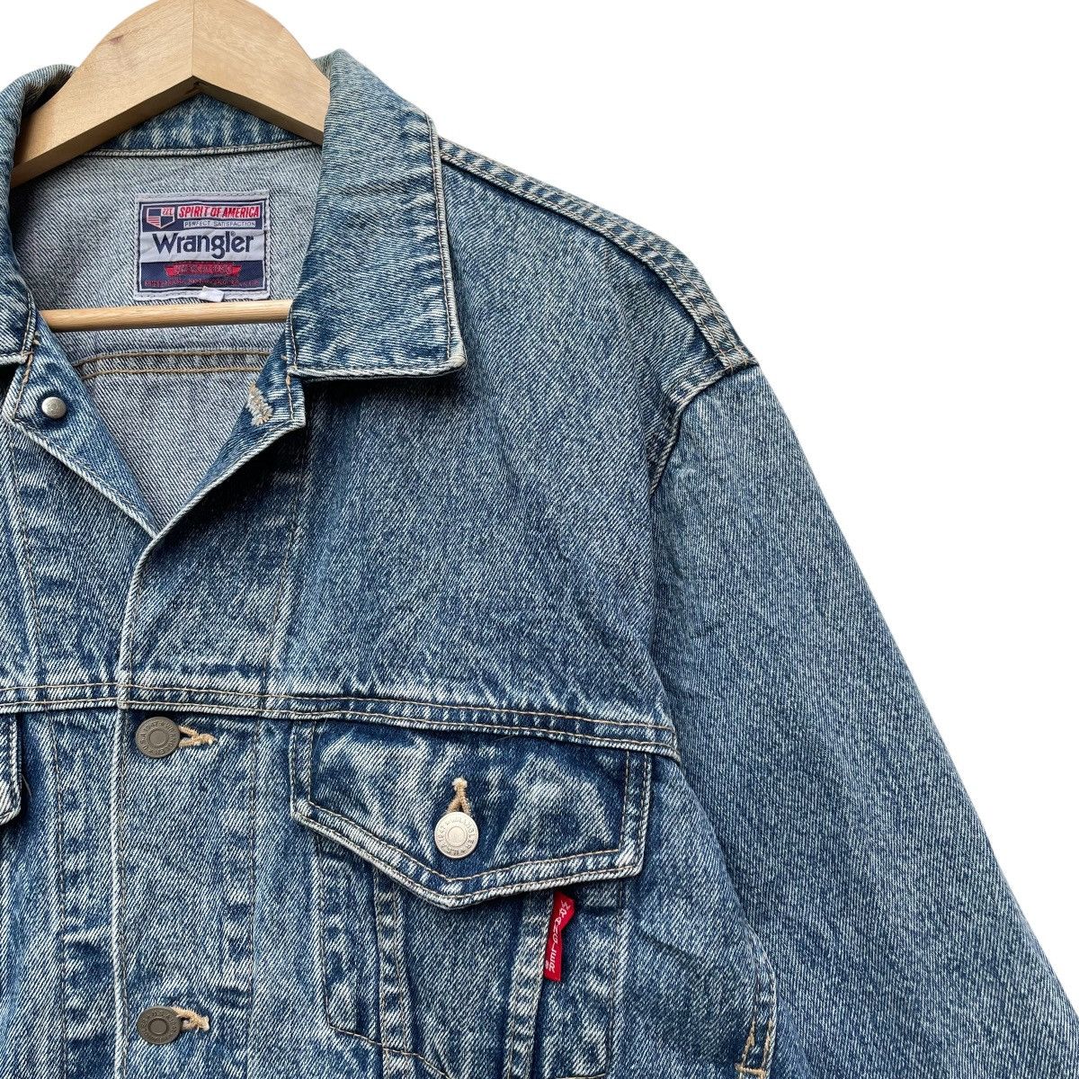 Wrangler 💥Vintage Wrangler Spirit Of America Trucker Denim Jacket Size US M / EU 48-50 / 2 - 4 Thumbnail
