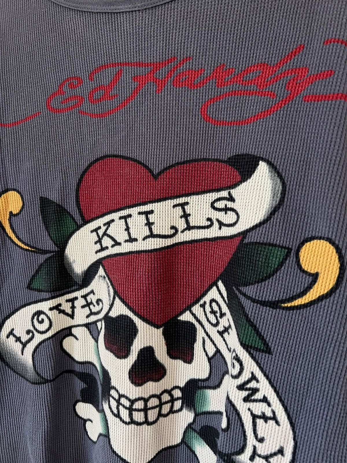 Ed Hardy Ed Hardy By Christian Audigier Love Kills Slowly Shirt Size US L / EU 52-54 / 3 - 4 Thumbnail