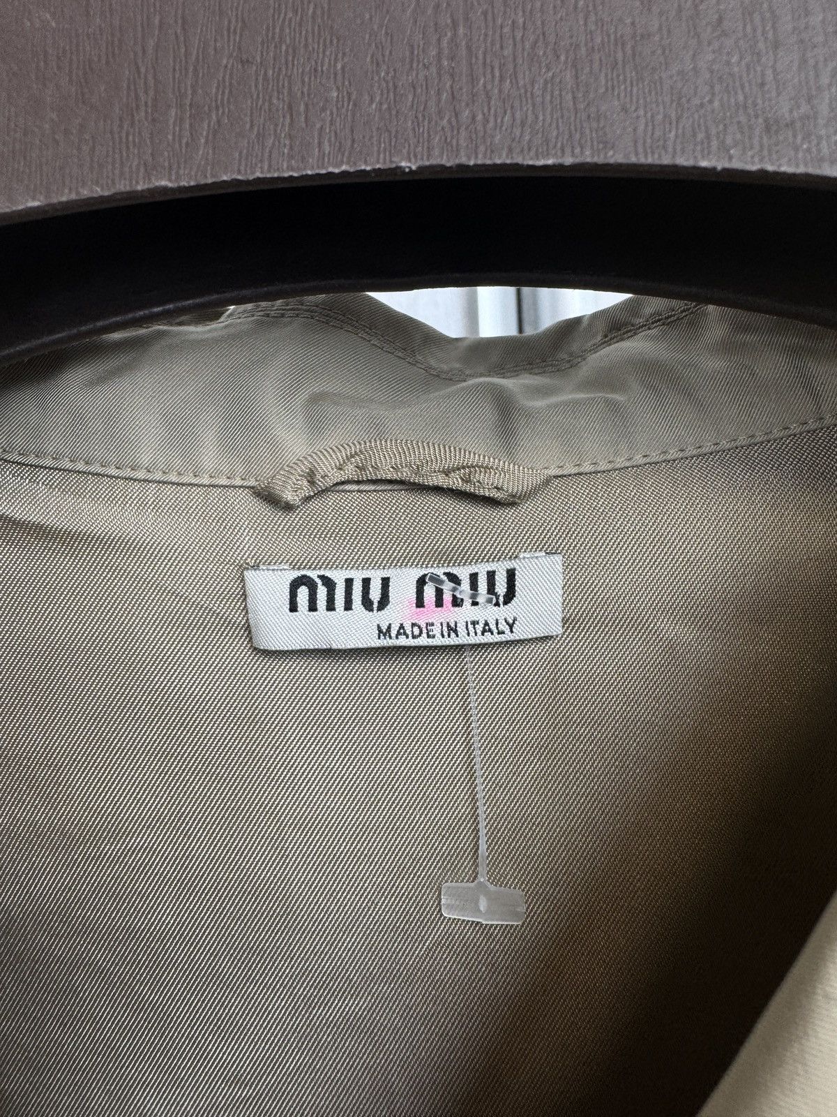 Miu Miu Miu Miu beige double breasted short coat Size S / US 4 / IT 40 - 12 Thumbnail