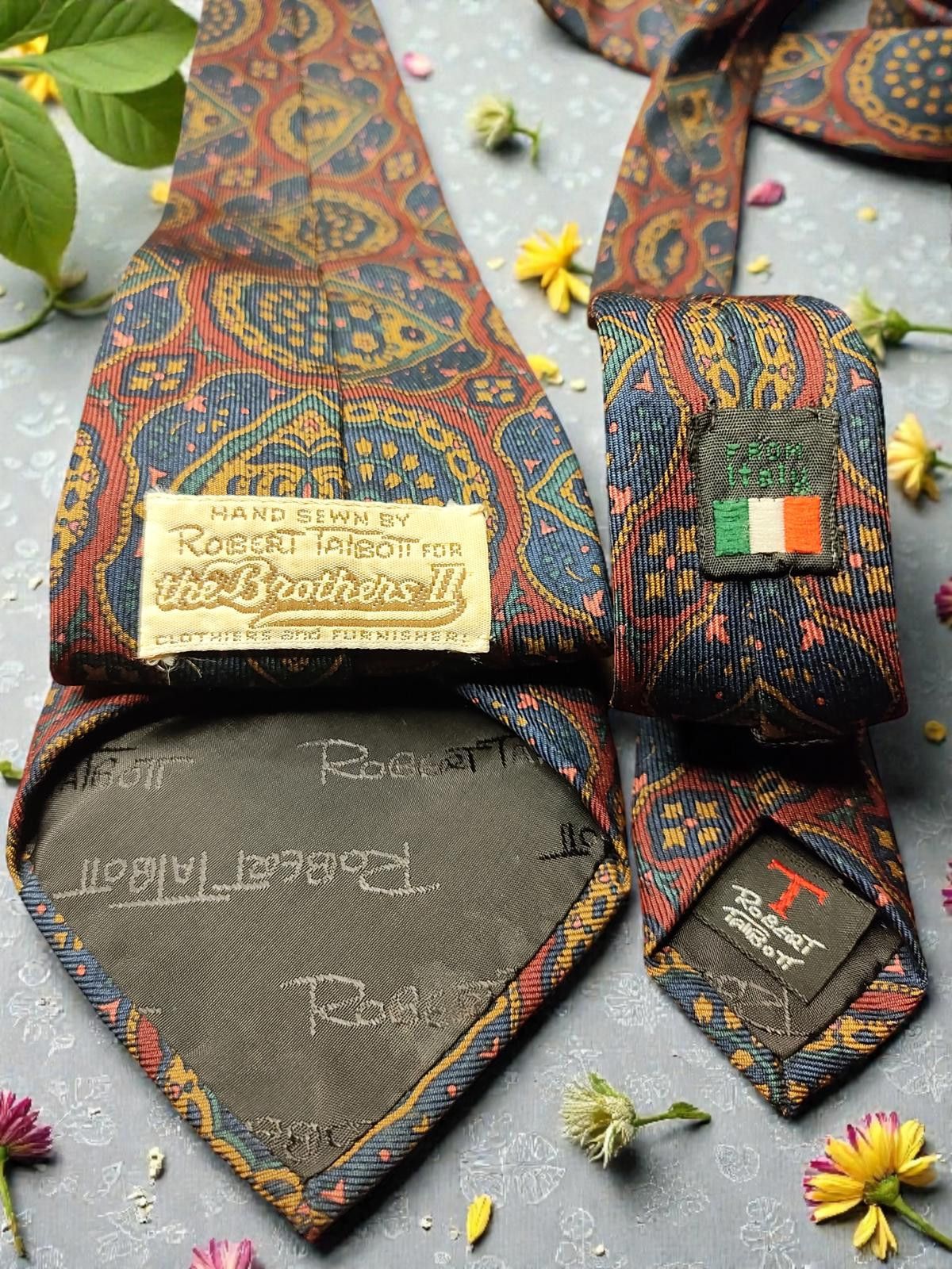 Robert Talbott Vintage Classic Tie by Robert Talbott for The Brothers II Size ONE SIZE - 4 Thumbnail