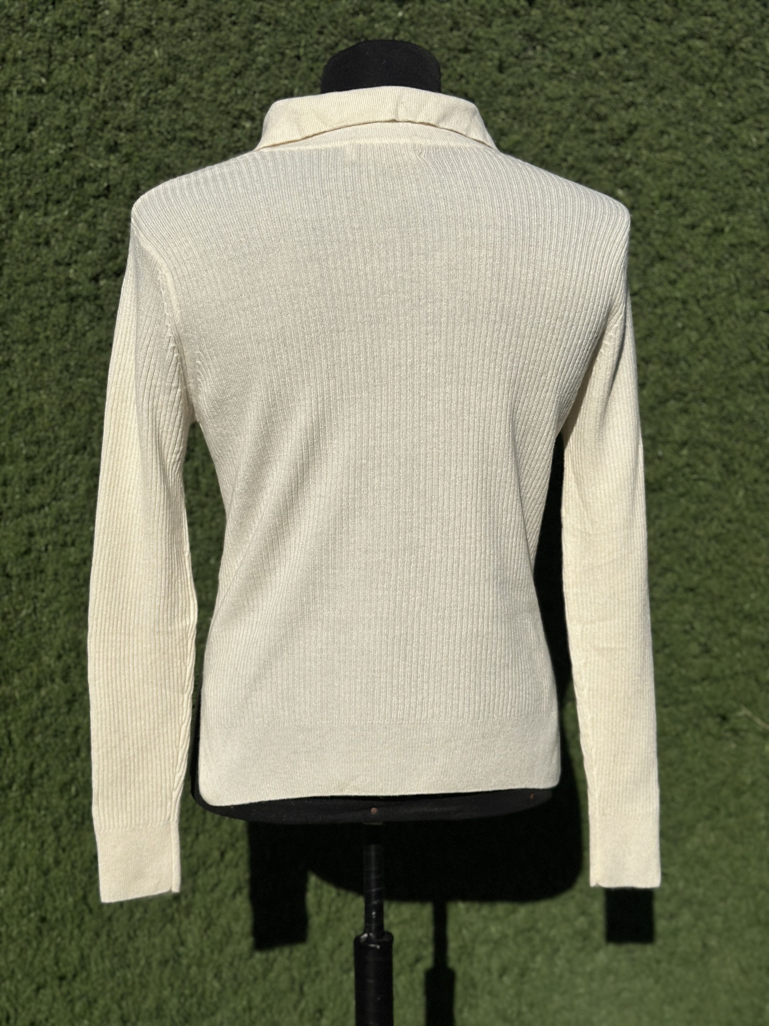 Brunello Cucinelli Brunello Cucinelli Knit Polo Collar Slim Cashmere Size 50 Size M / US 6-8 / IT 42-44 - 6 Thumbnail