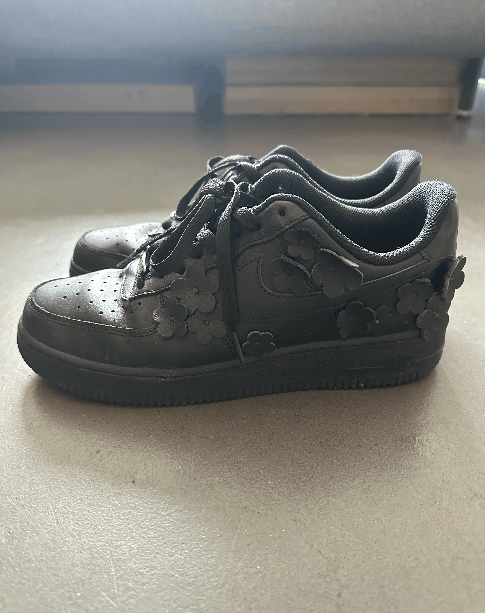 Nike Air Force 1 BLACK FLAWA Custom Size US 9 / EU 42 - 1 Thumbnail