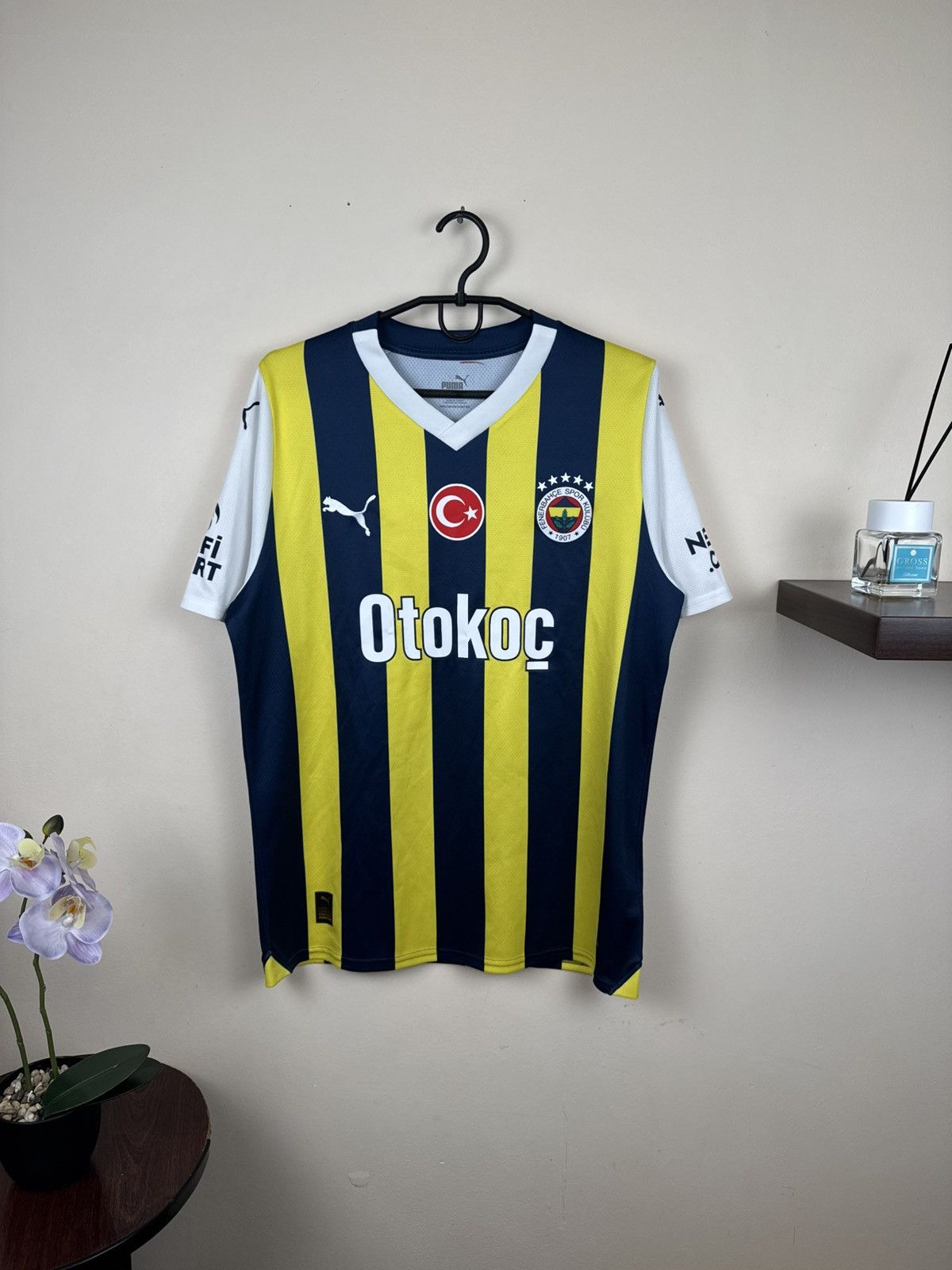 Puma Fenerbahce 2023 2024 Jersey Puma Home Kit Football Soccer M Size US M / EU 48-50 / 2 - 1 Thumbnail