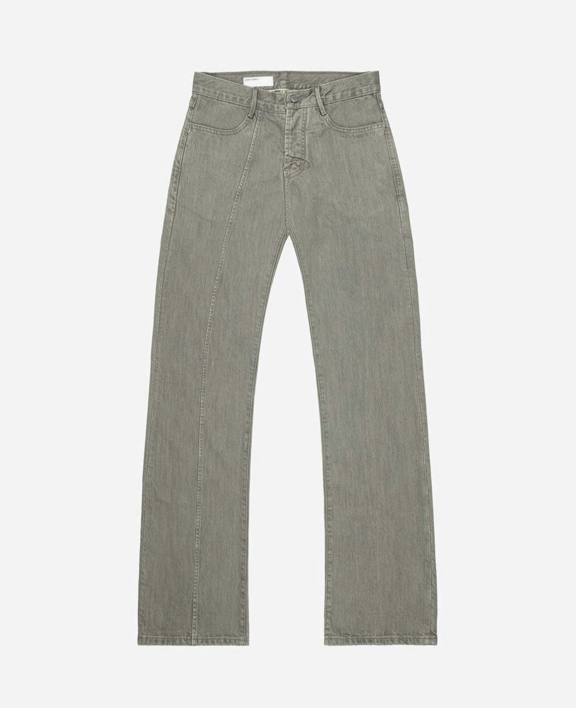 image of Unsound Rags Unsound Q Cut “Cement” Selvage Denim Jeans in Grey, Men's (Size 30)