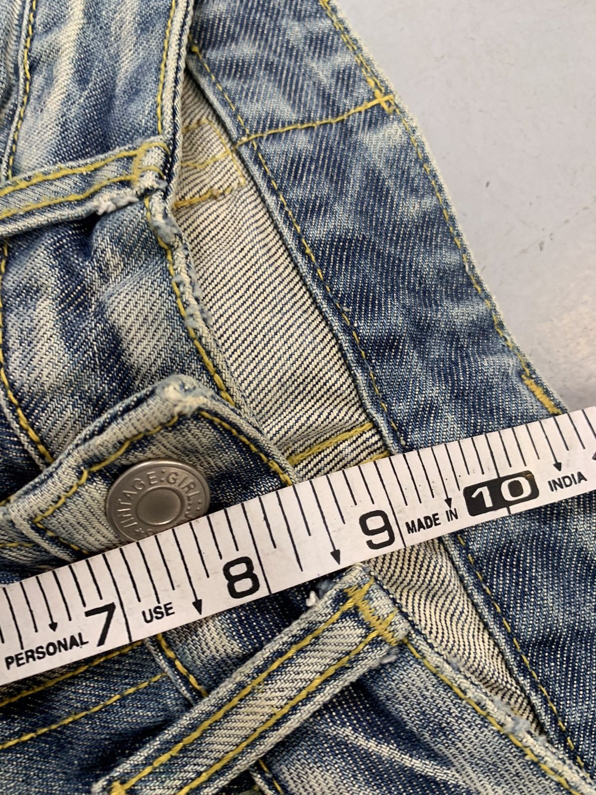 Japanese Brand Vintage womens evisu inspired bootcut denim pants Size 28" / US 6 / IT 42 - 11 Thumbnail