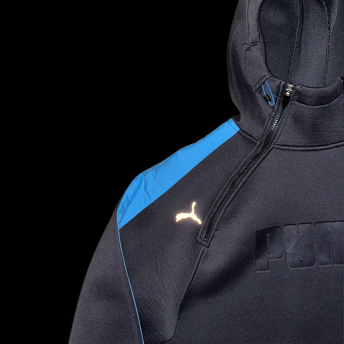 Puma 2000’s Puma Scuba Dual Zip Technical Hoodie Size US L / EU 52-54 / 3 - 6 Thumbnail