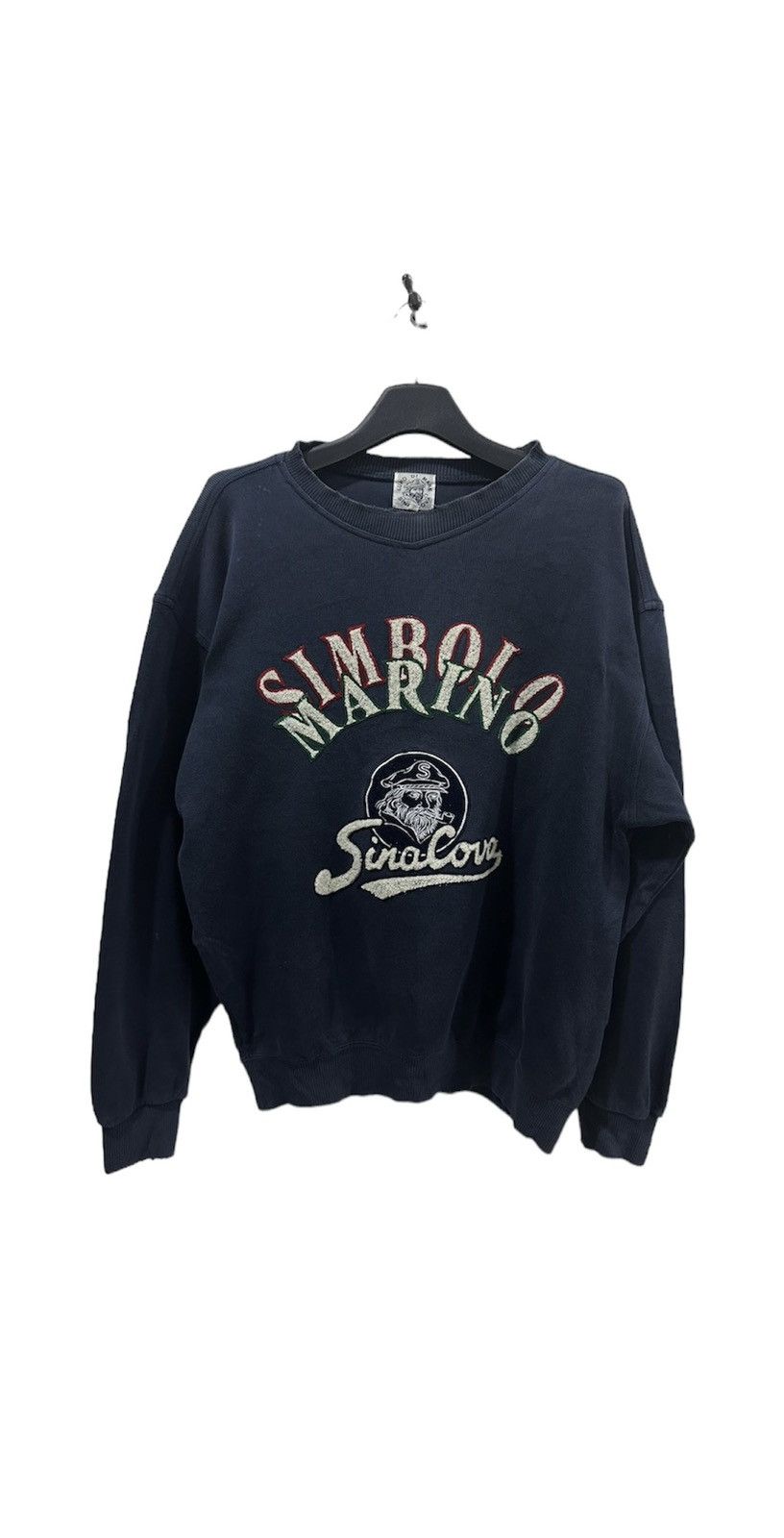 Japanese Brand VTG Distress LUPO DI MARE Sina Cova Faded Sweatshirts Size US M / EU 48-50 / 2 - 1 Thumbnail