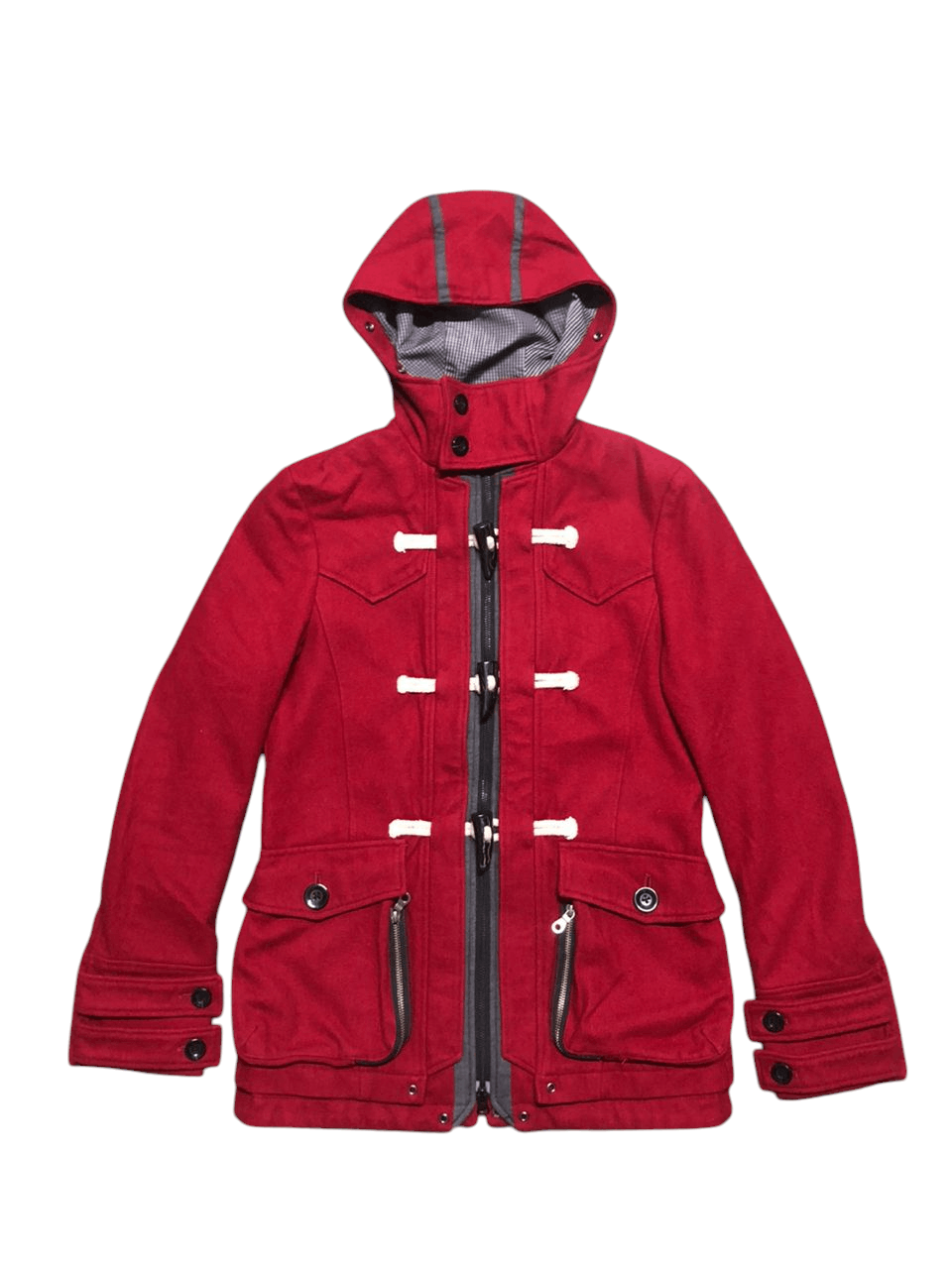 Japanese Brand × PPFM 💥🇯🇵PPFM Duffle Coat Wool Hoodie Fur Missing Size US M / EU 48-50 / 2 - 1 Thumbnail