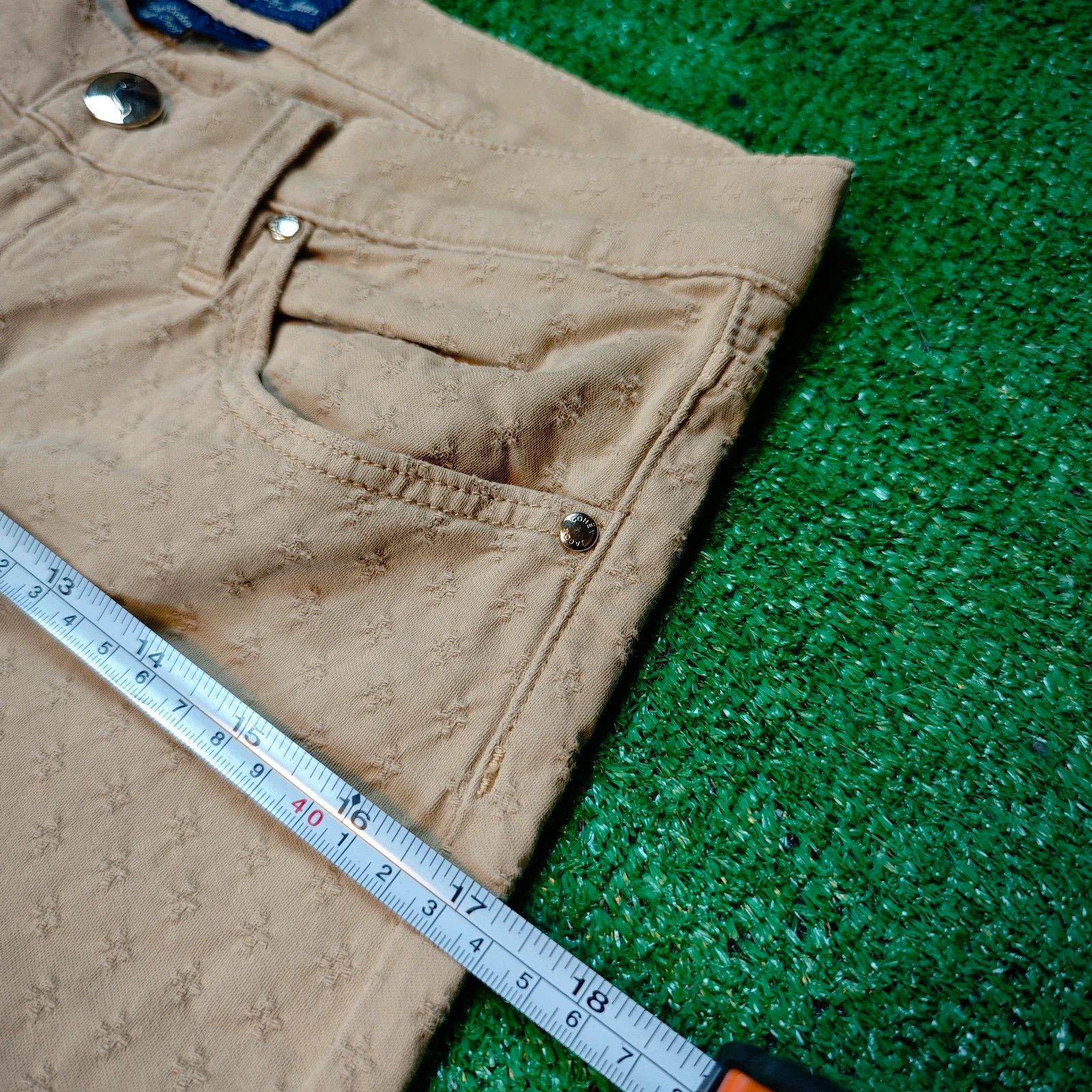 Jacob Cohen Jacob Cohen Jeans womens 28 slim straight beige japanese Size 28" / US 6 / IT 42 - 15 Thumbnail
