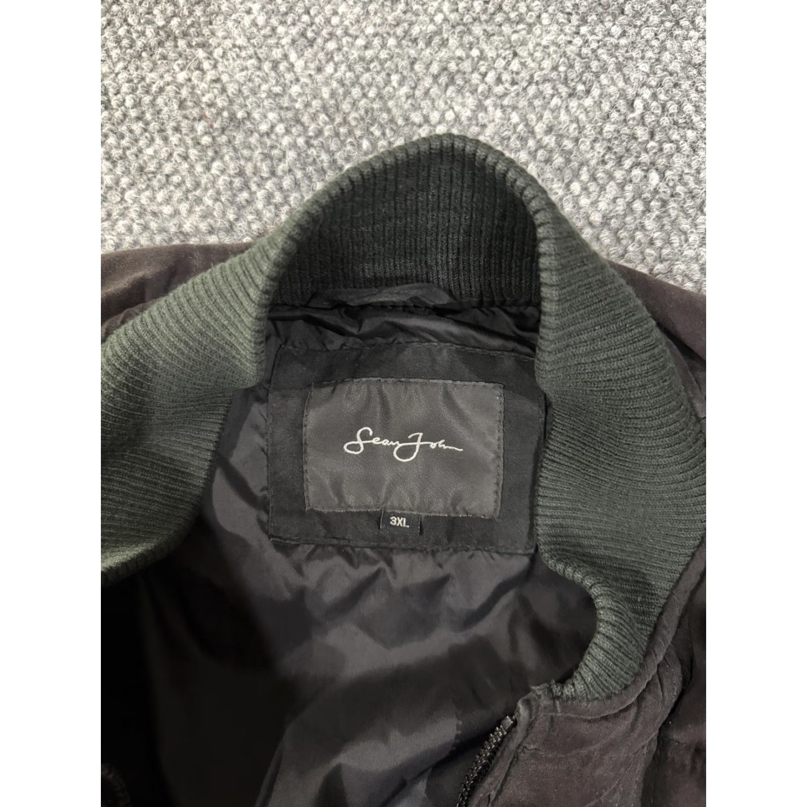 Sean John Sean John Jacket Mens 3XL Brown Microfiber Quilted Bomber Full Zip Lined Warm Size US XXL / EU 58 / 5 - 7 Thumbnail