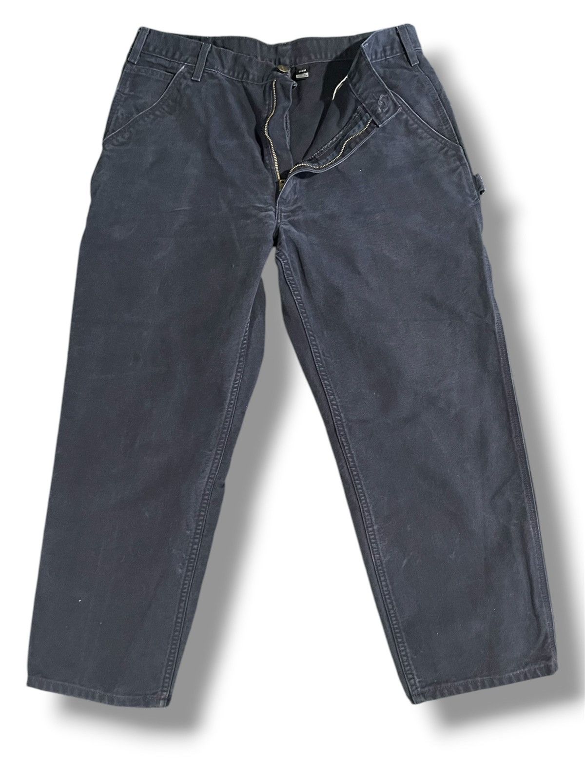 Carhartt Carhartt Indigo Duck Canvas Pants - 38/30 Size US 38 / EU 54 - 2 Thumbnail