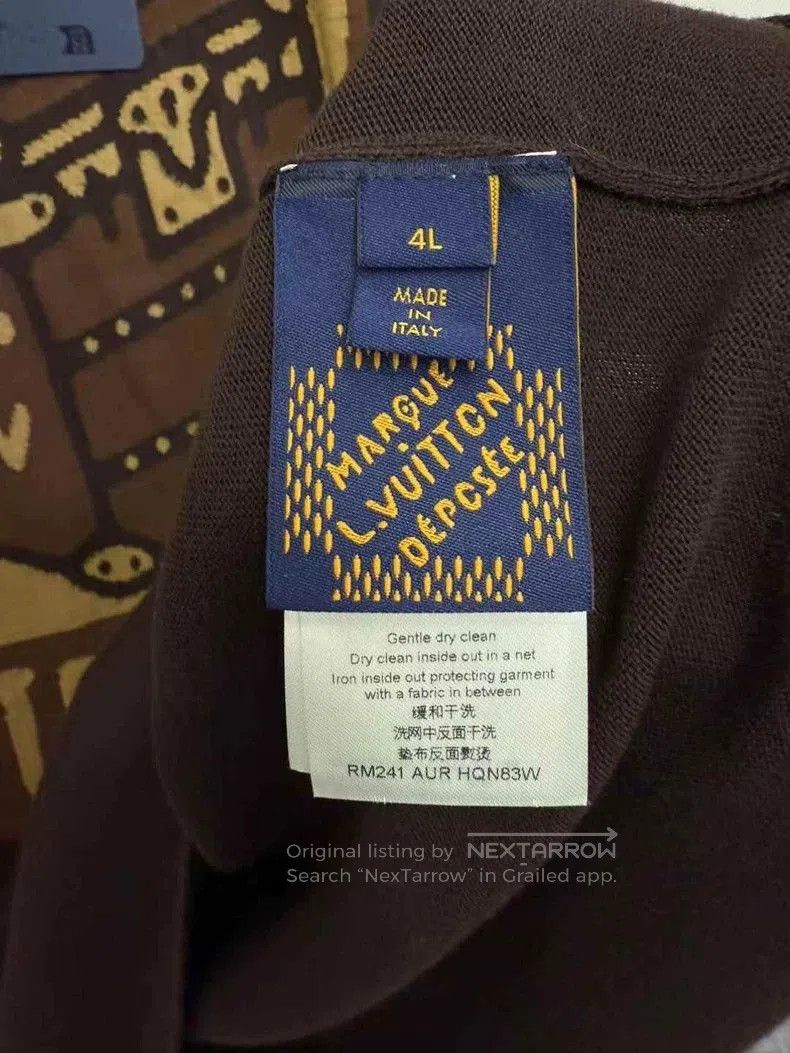 Louis Vuitton Louis Vuitton Trunk Logo Knit T. Size US L / EU 52-54 / 3 - 3 Thumbnail