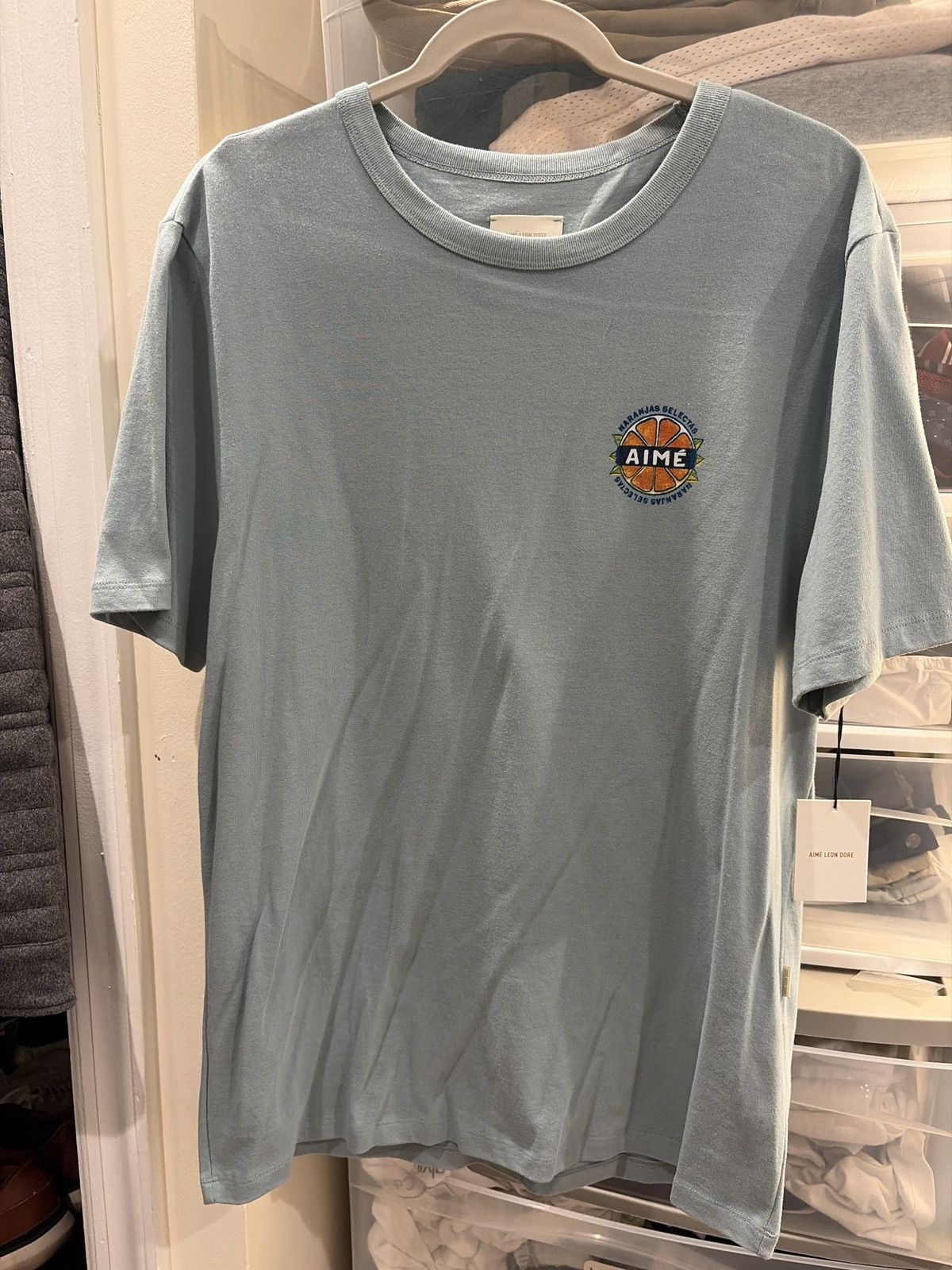 Aime Leon Dore Aime Leon Dore Orange Stamp Tee Size US M / EU 48-50 / 2 - 1 Thumbnail