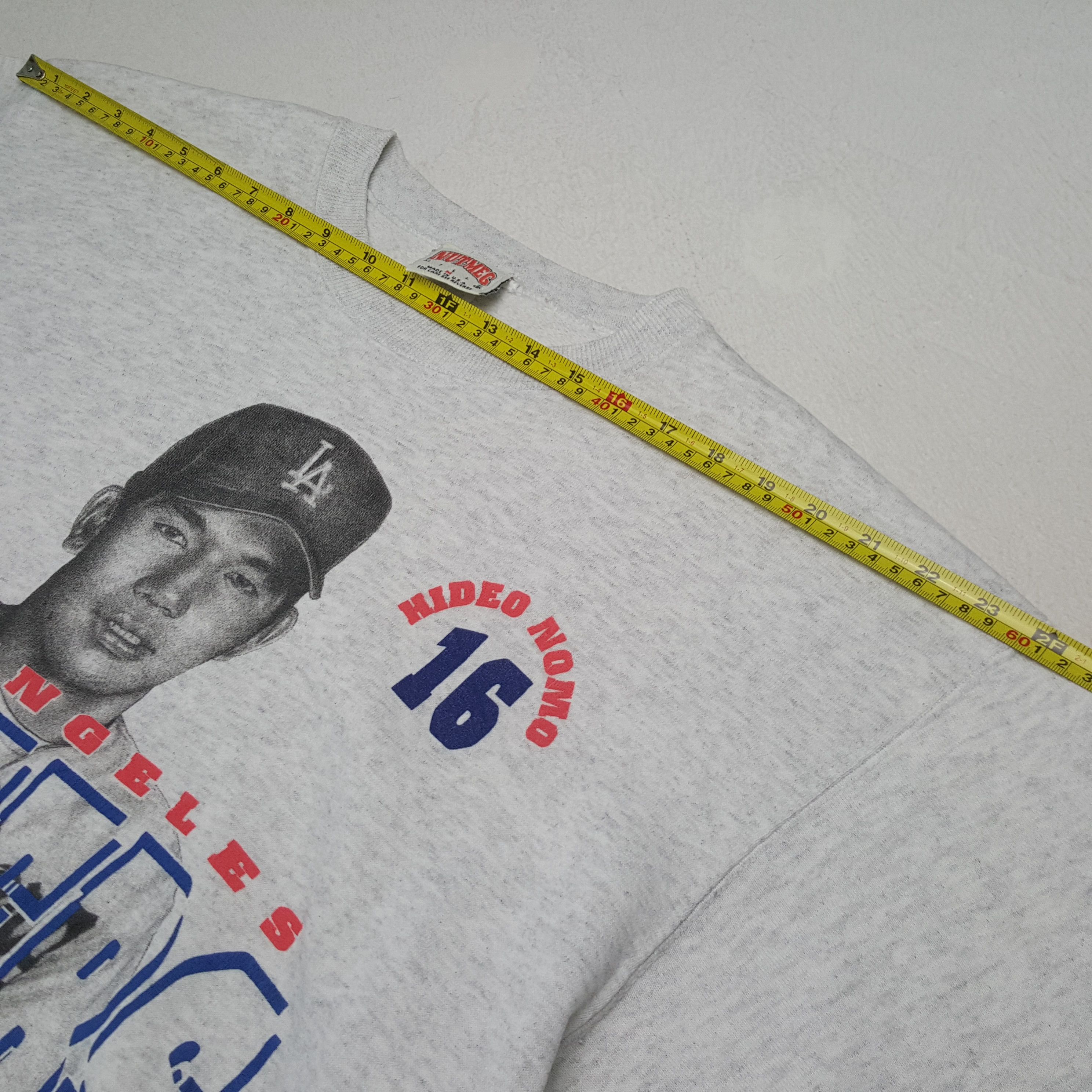 MLB Hideo Nomo Los Angeles Dodgers Baseball Team Sweatshirt RR22 Size US L / EU 52-54 / 3 - 4 Thumbnail