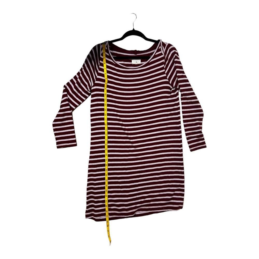 Designer Lou & Grey l Maroon & Pink Tee Dress Medium Size M / US 6-8 / IT 42-44 - 5 Thumbnail